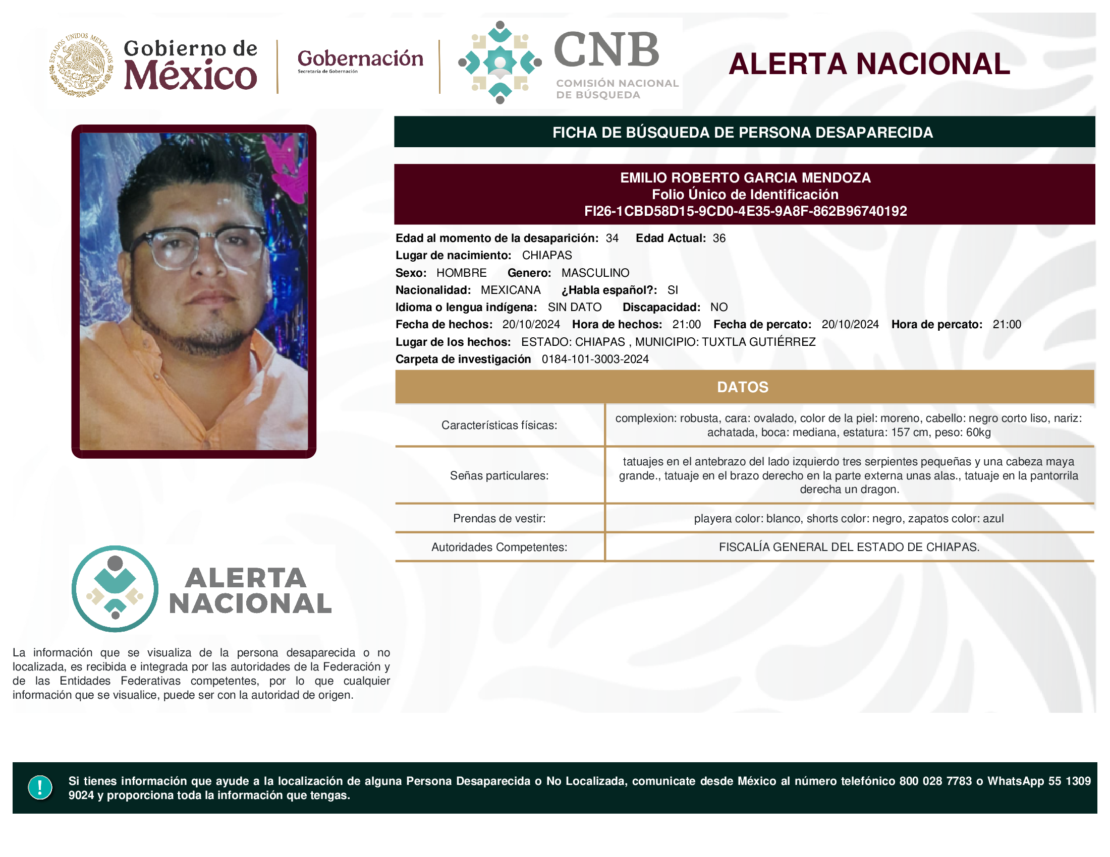 EMILIO ROBERTO GARCIA MENDOZA