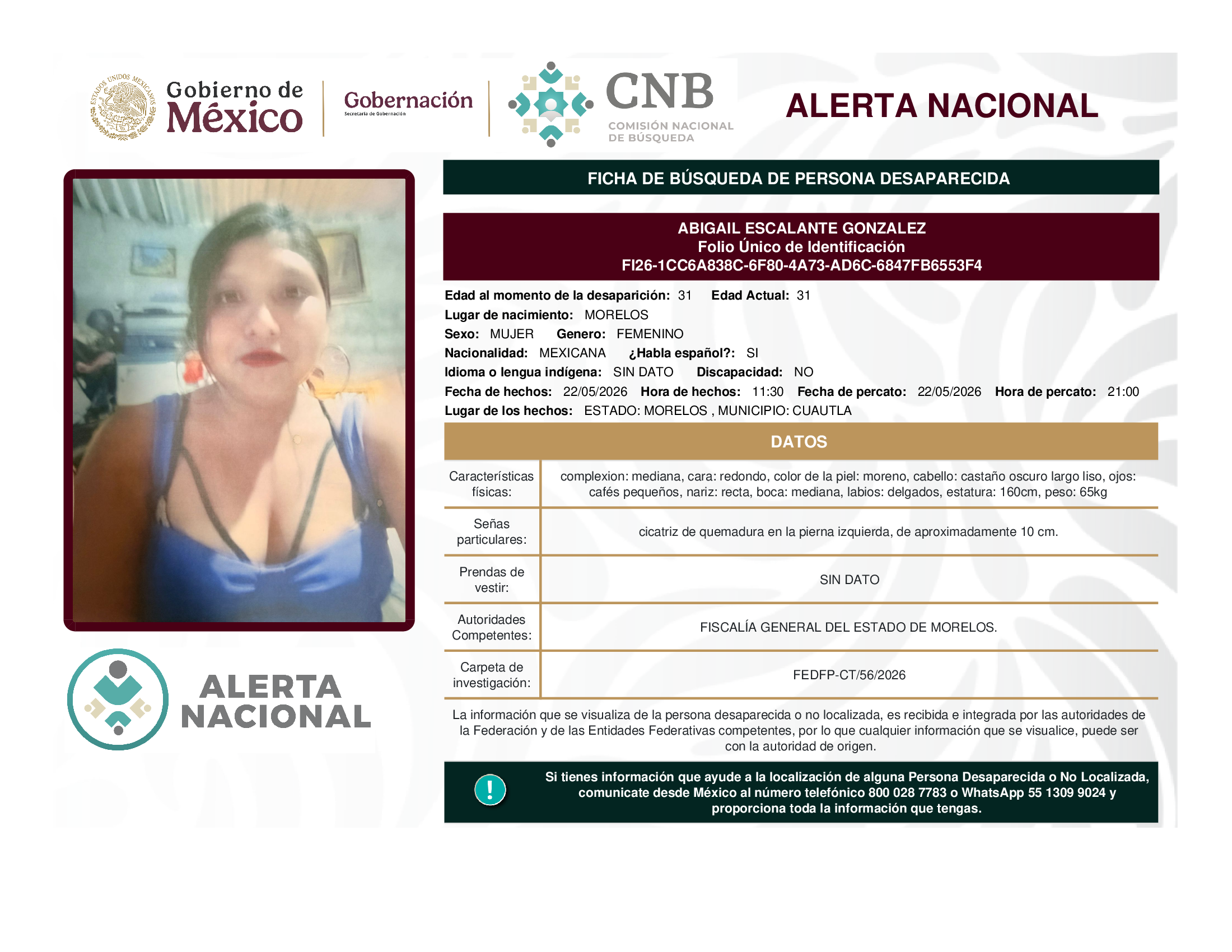 ABIGAIL ESCALANTE GONZALEZ