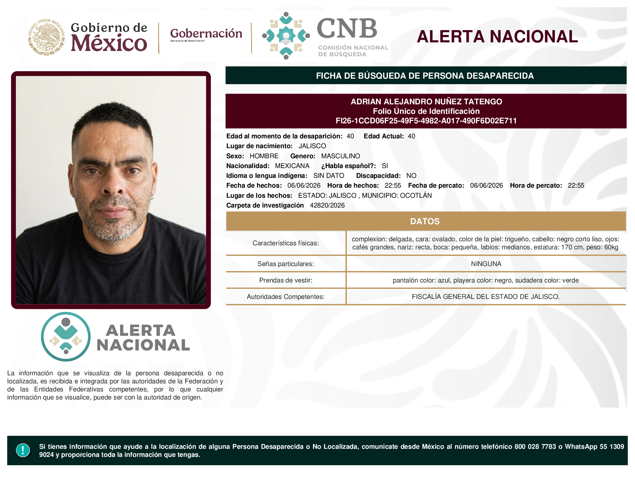 ADRIAN ALEJANDRO NUÑEZ TATENGO
