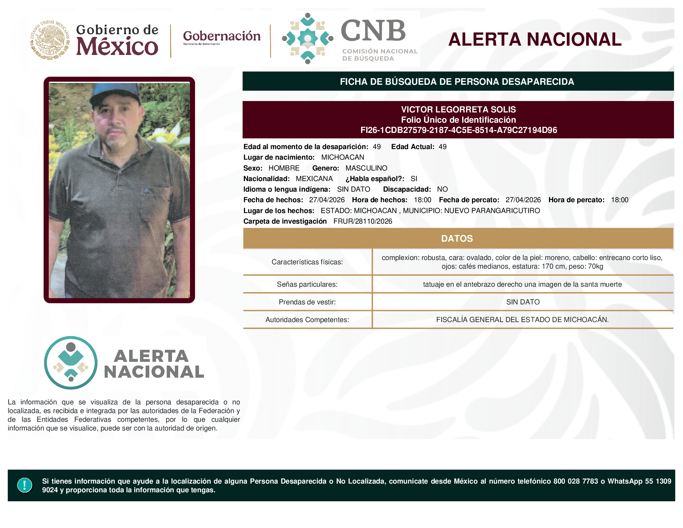 VICTOR LEGORRETA SOLIS