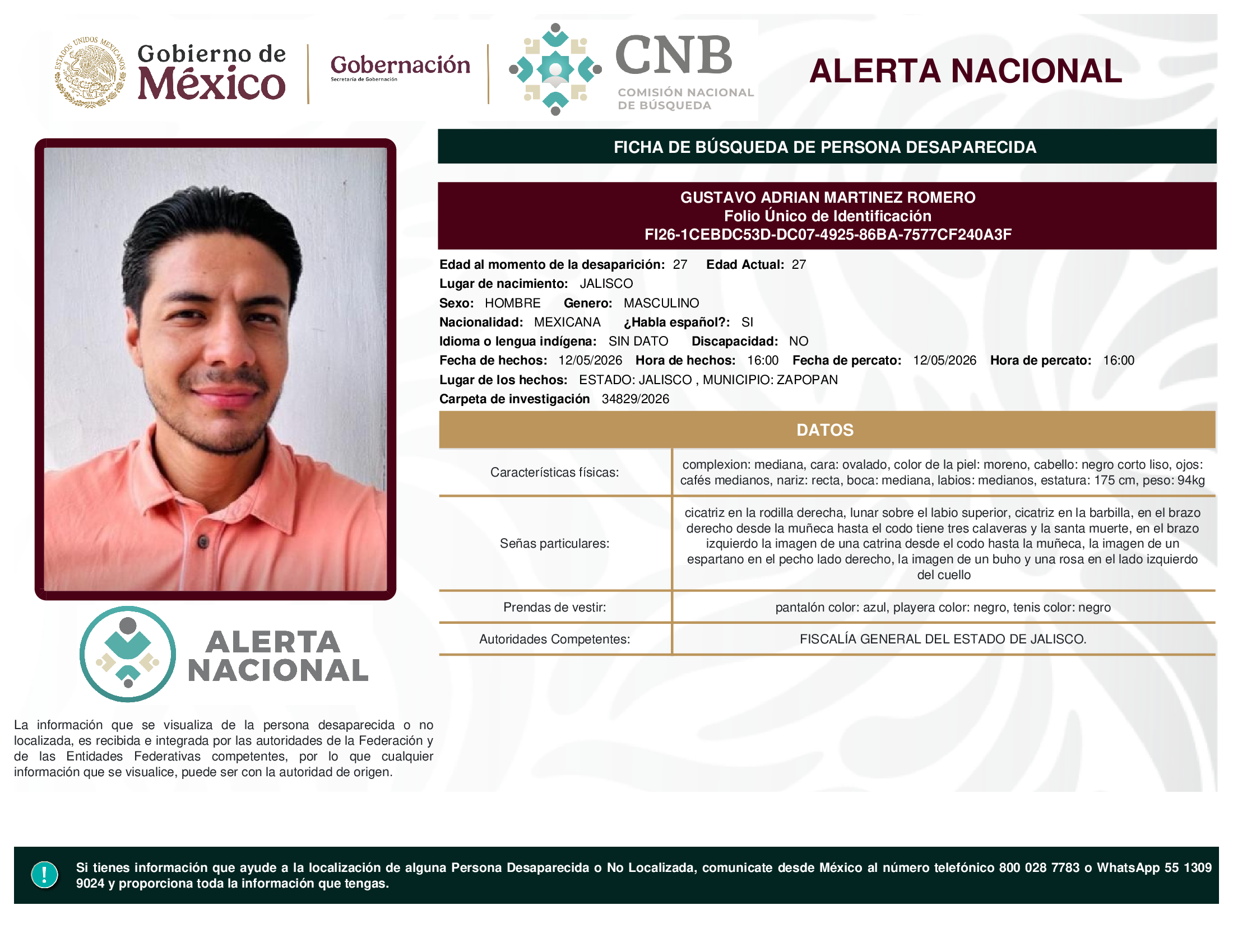 GUSTAVO ADRIAN MARTINEZ ROMERO