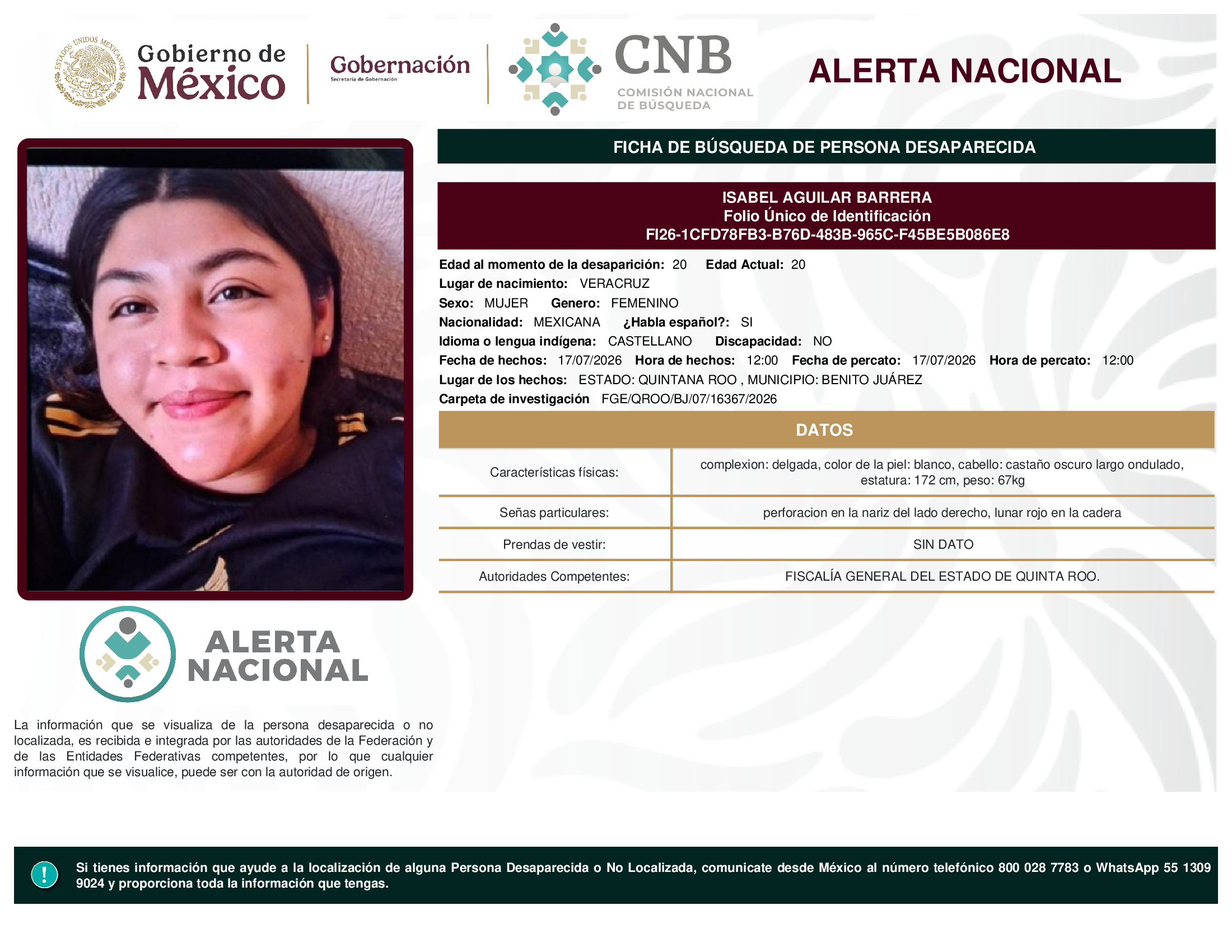 ISABEL AGUILAR BARRERA