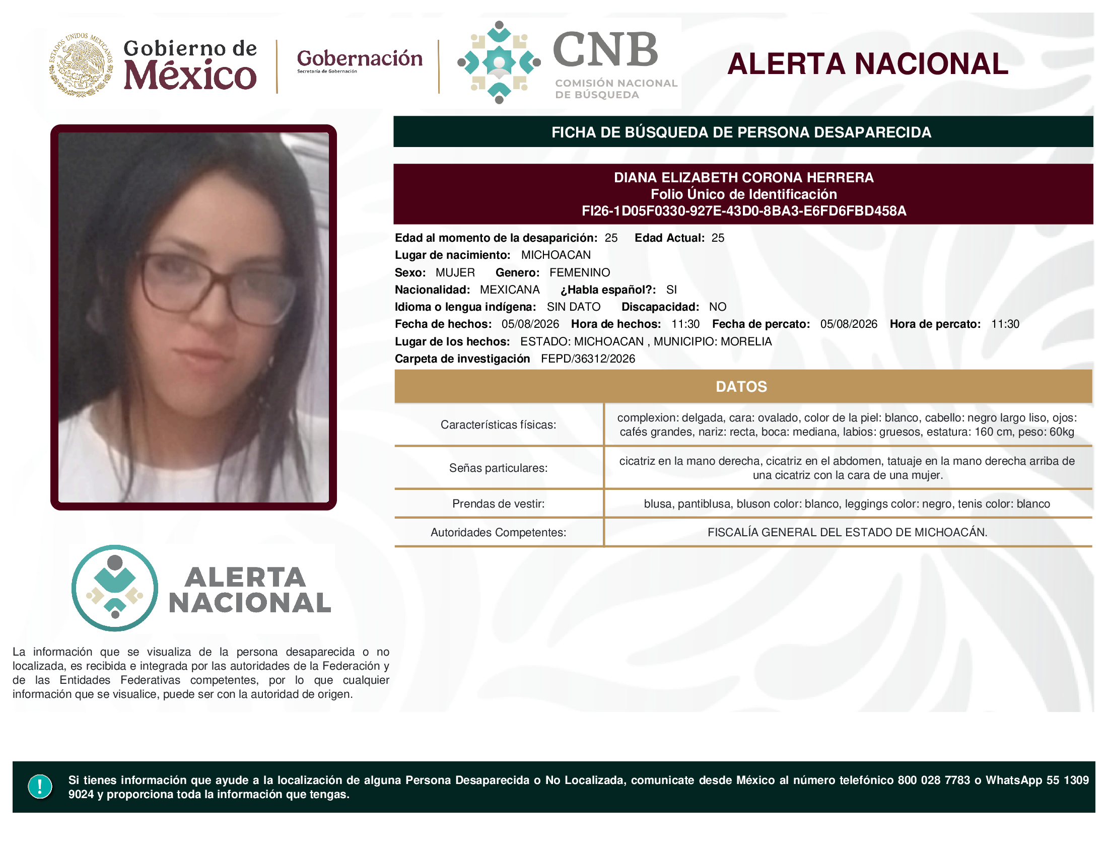 DIANA ELIZABETH CORONA HERRERA