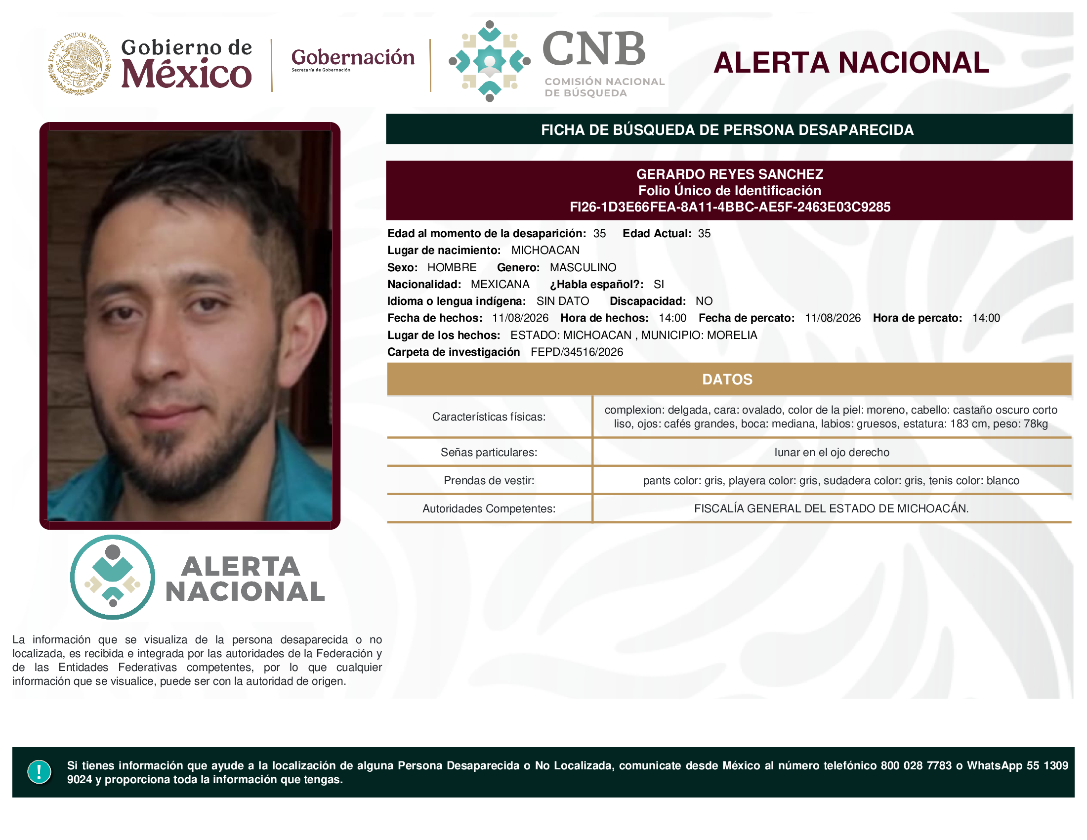 GERARDO REYES SANCHEZ