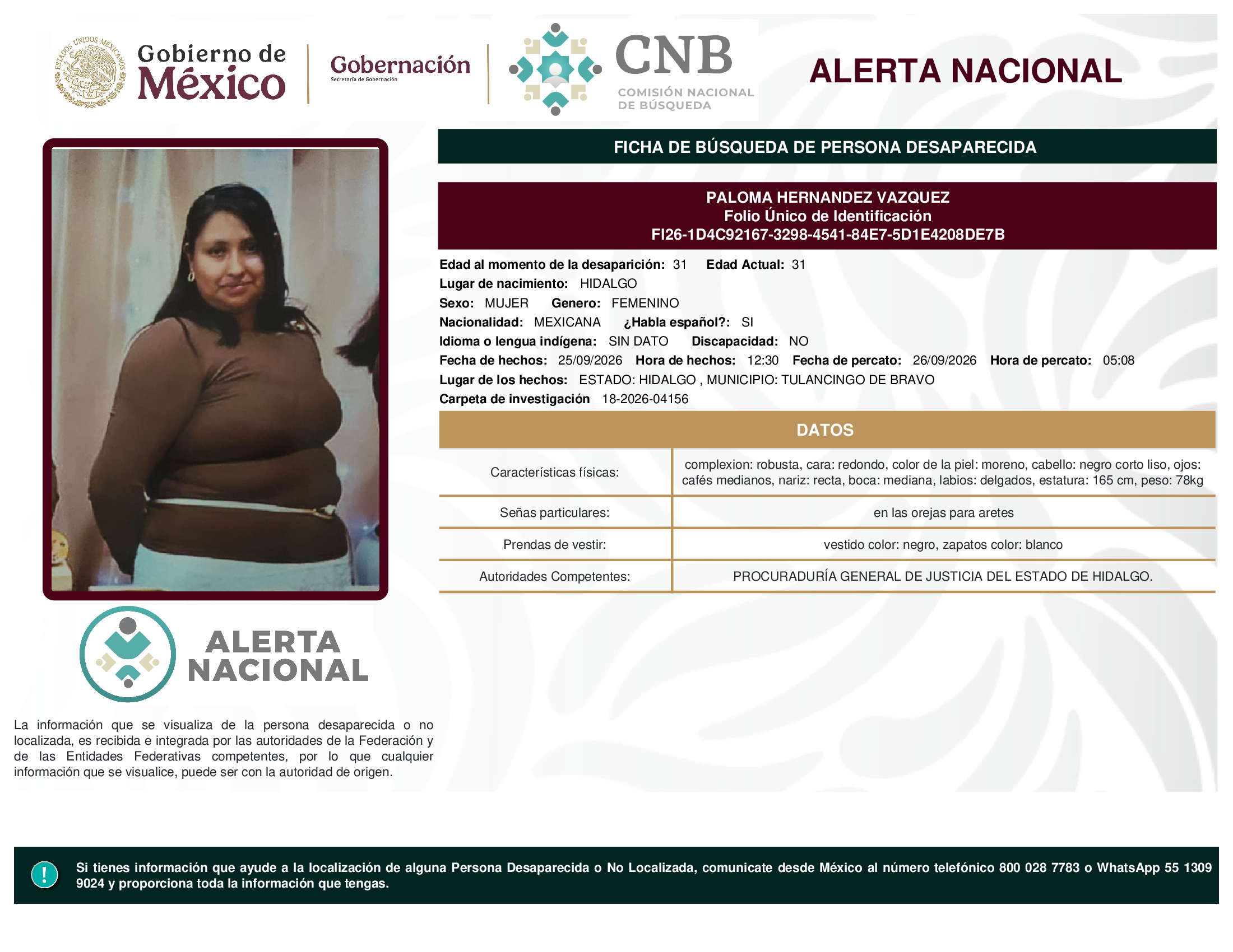PALOMA HERNANDEZ VAZQUEZ