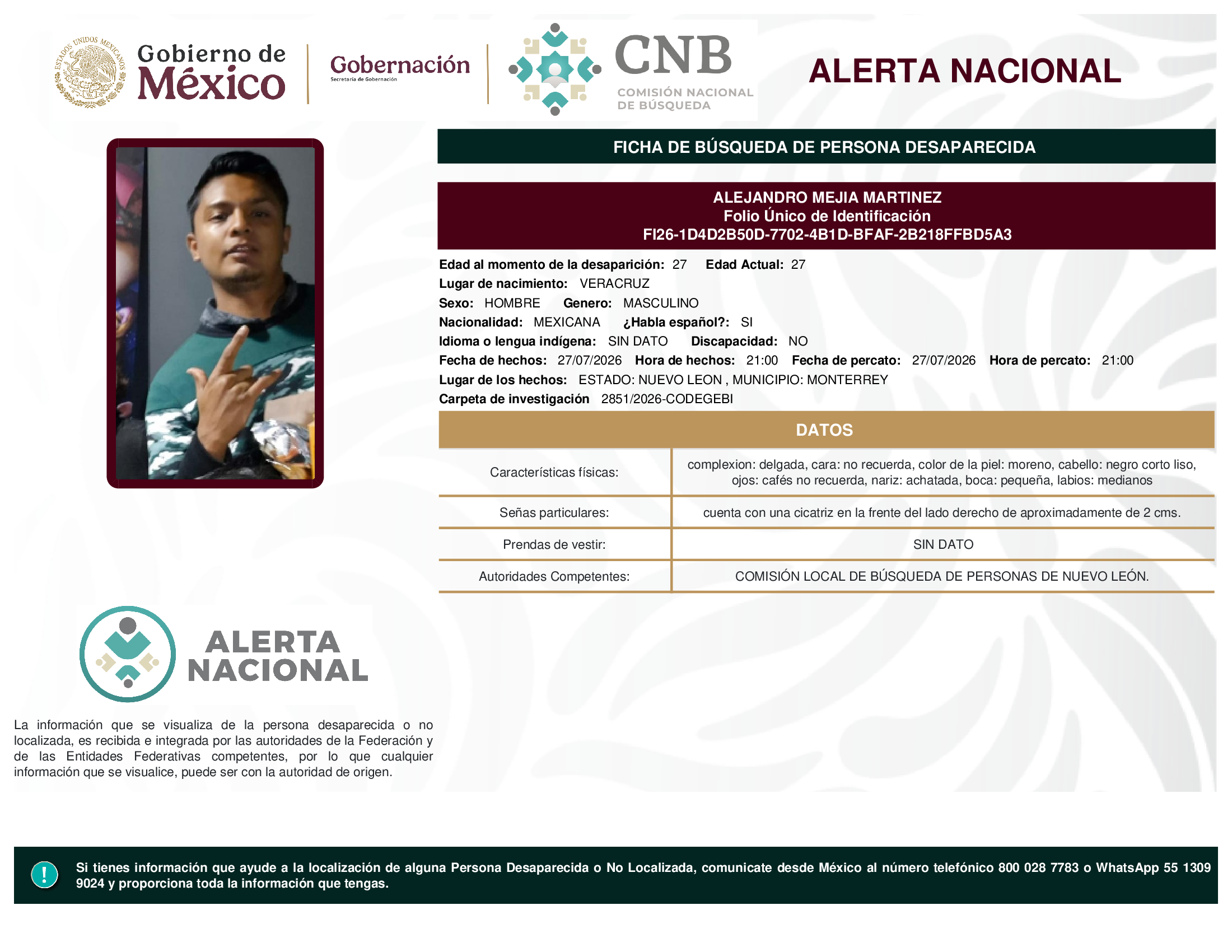 ALEJANDRO MEJIA MARTINEZ