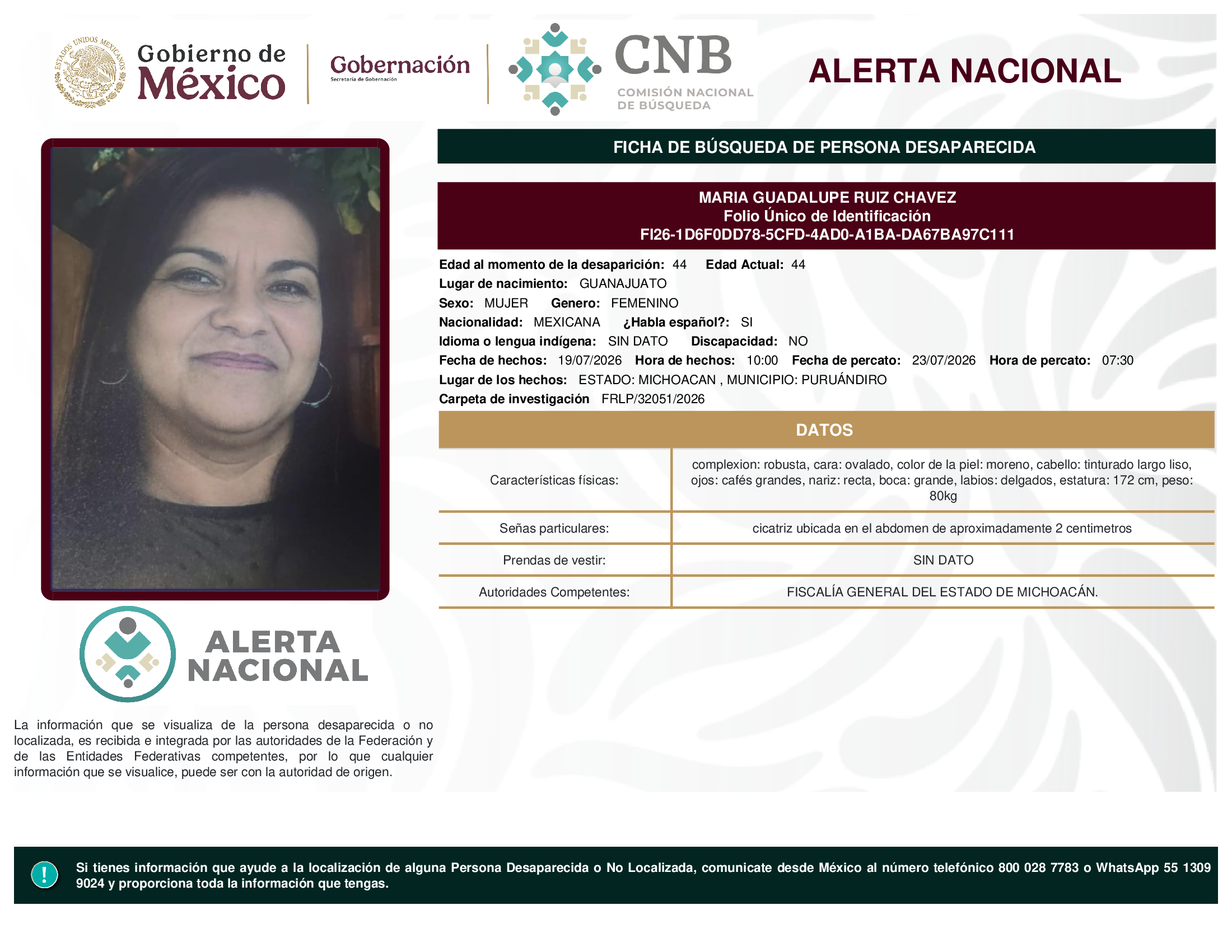 MARIA GUADALUPE RUIZ CHAVEZ