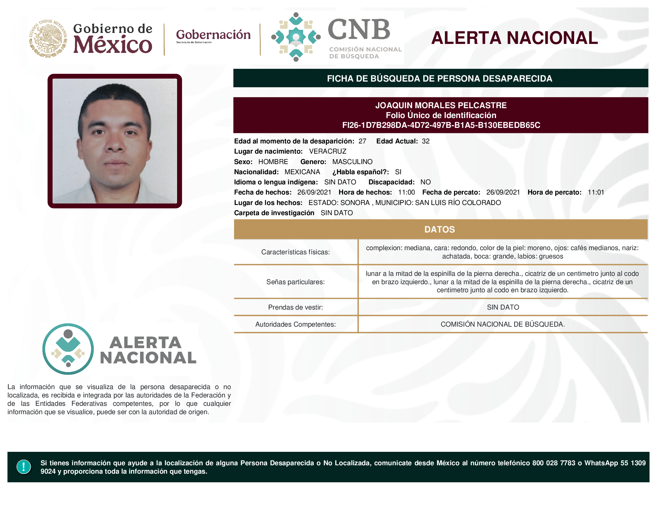JOAQUIN MORALES PELCASTRE