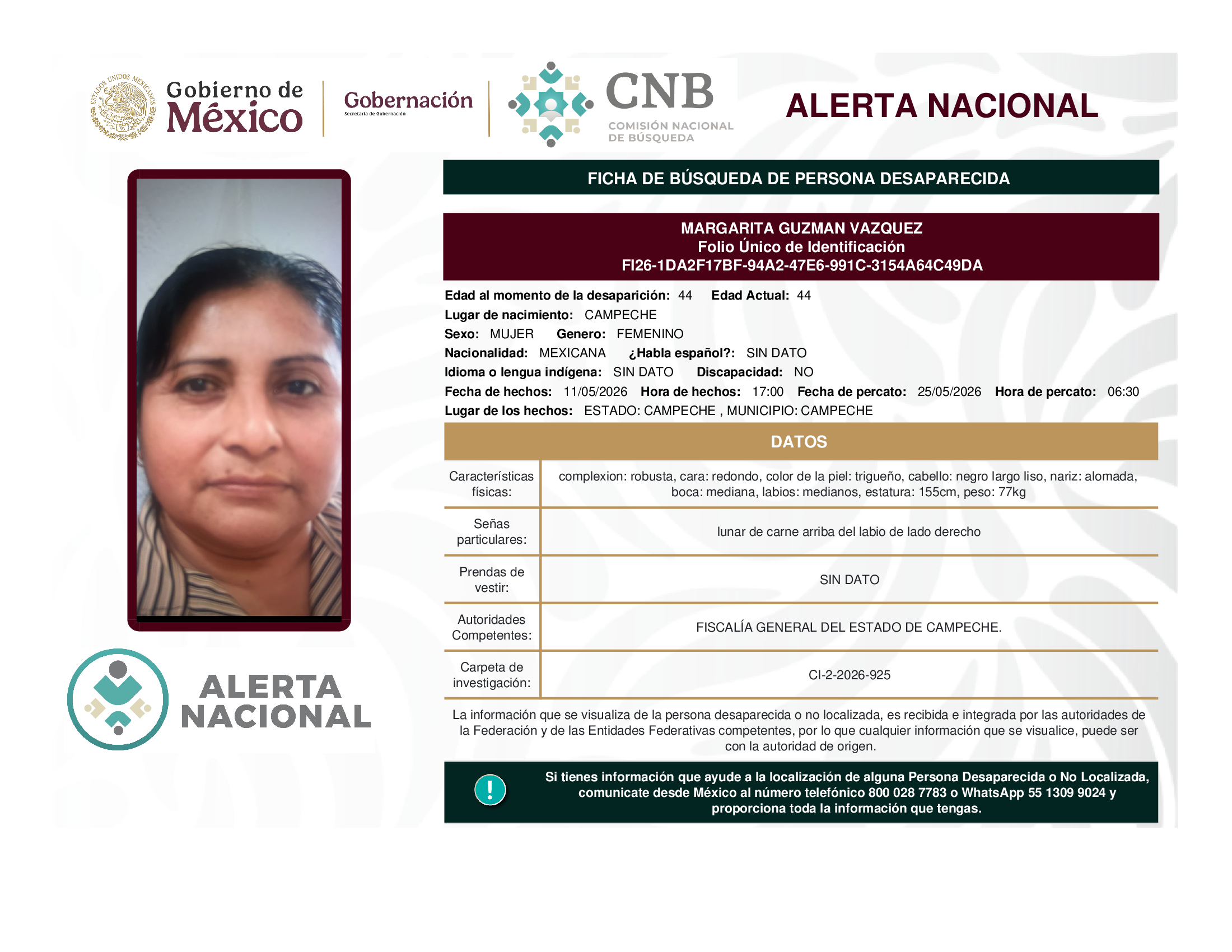 MARGARITA GUZMAN VAZQUEZ