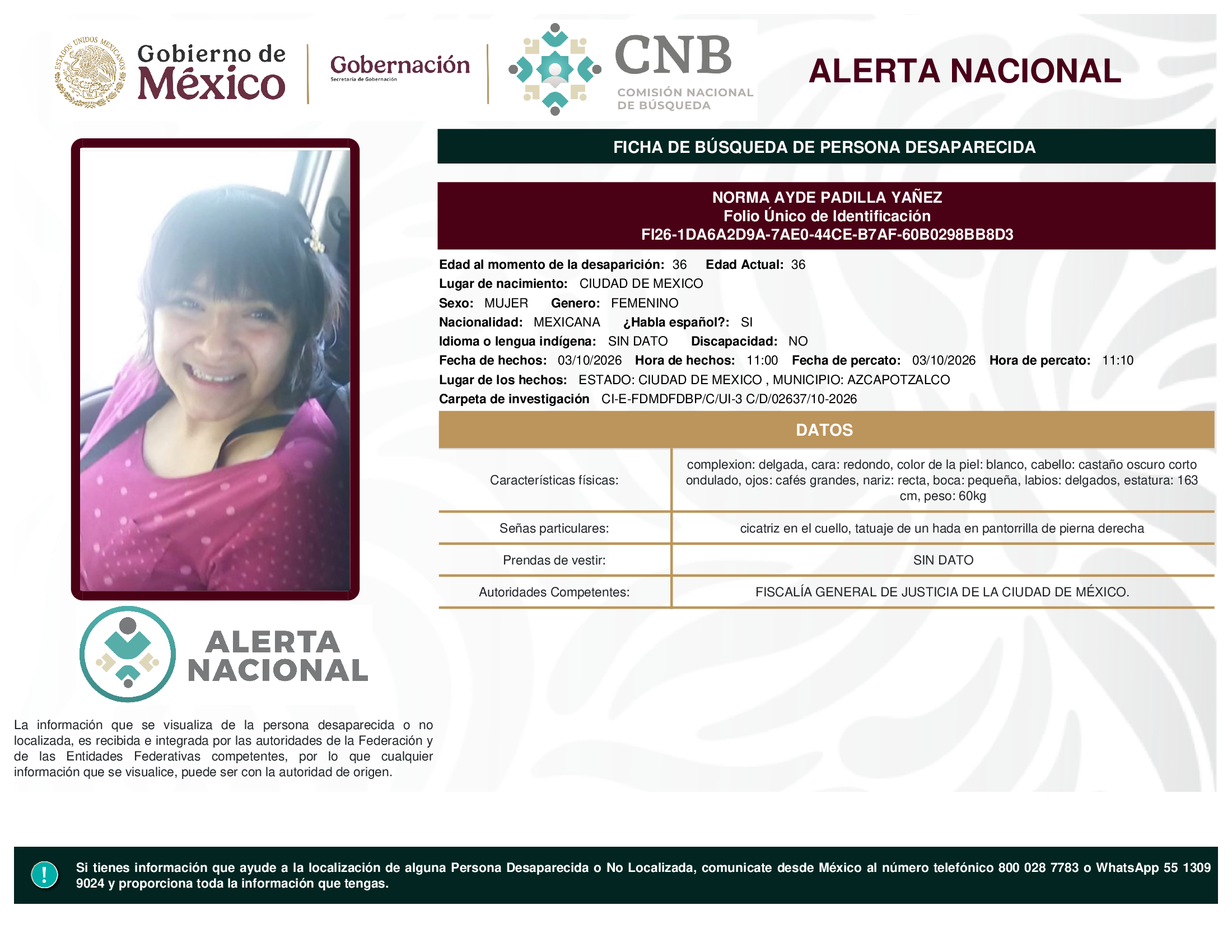 NORMA AYDE PADILLA YAÑEZ