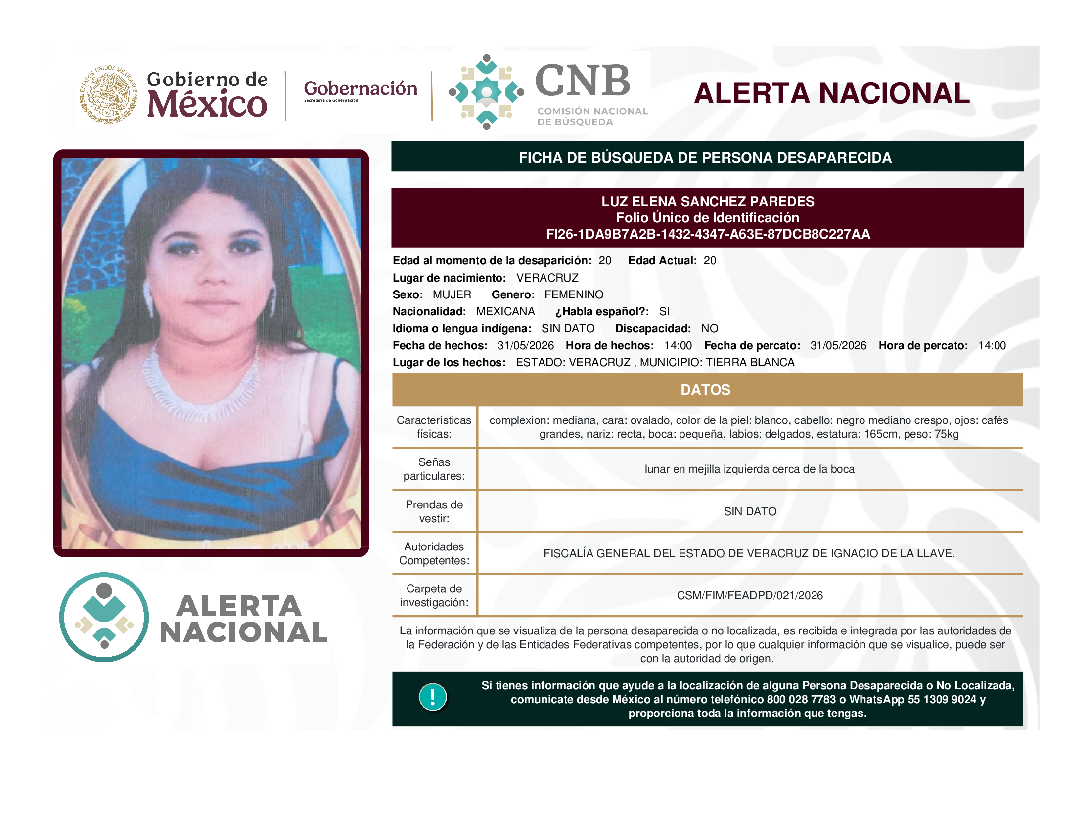 LUZ ELENA SANCHEZ PAREDES