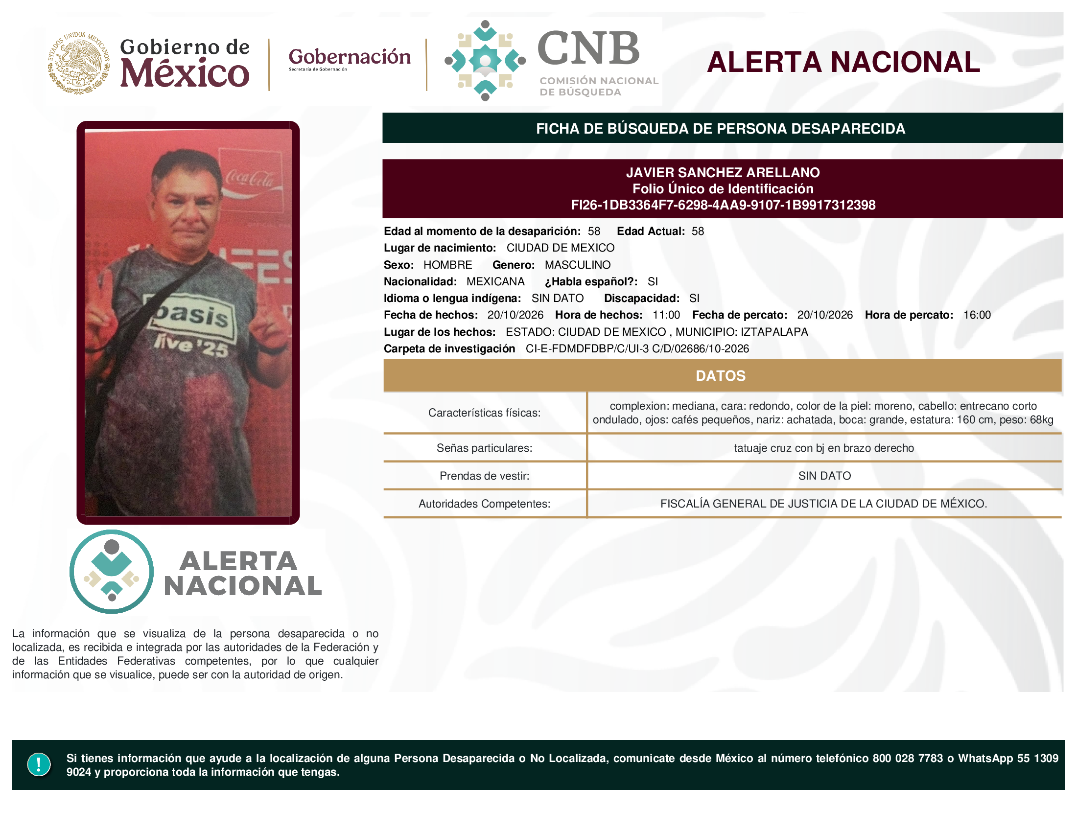 JAVIER SANCHEZ ARELLANO