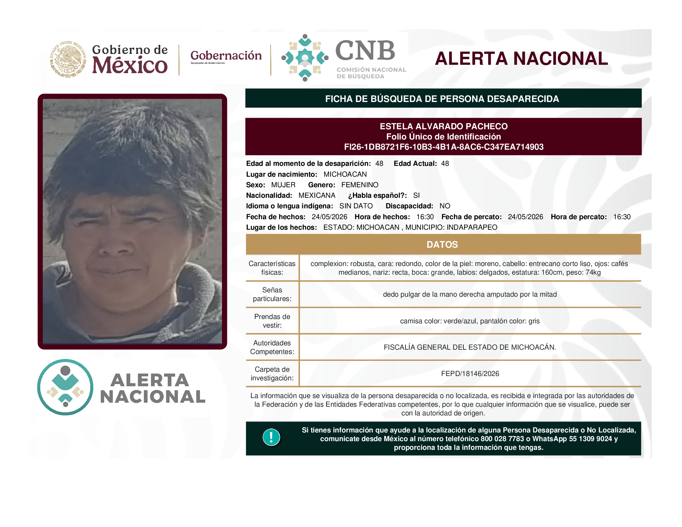 ESTELA ALVARADO PACHECO