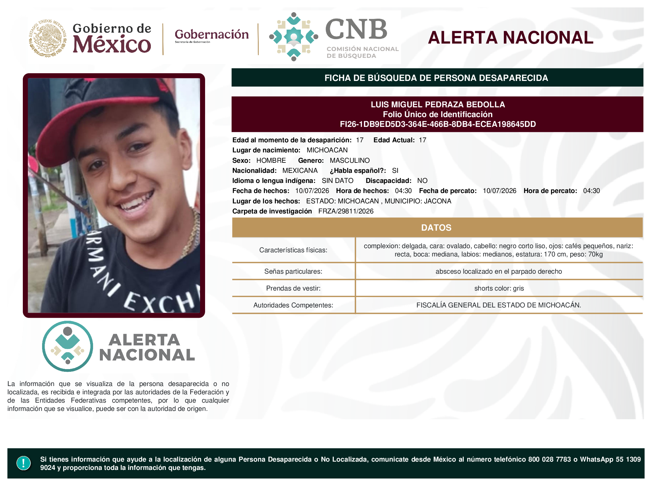 LUIS MIGUEL PEDRAZA BEDOLLA