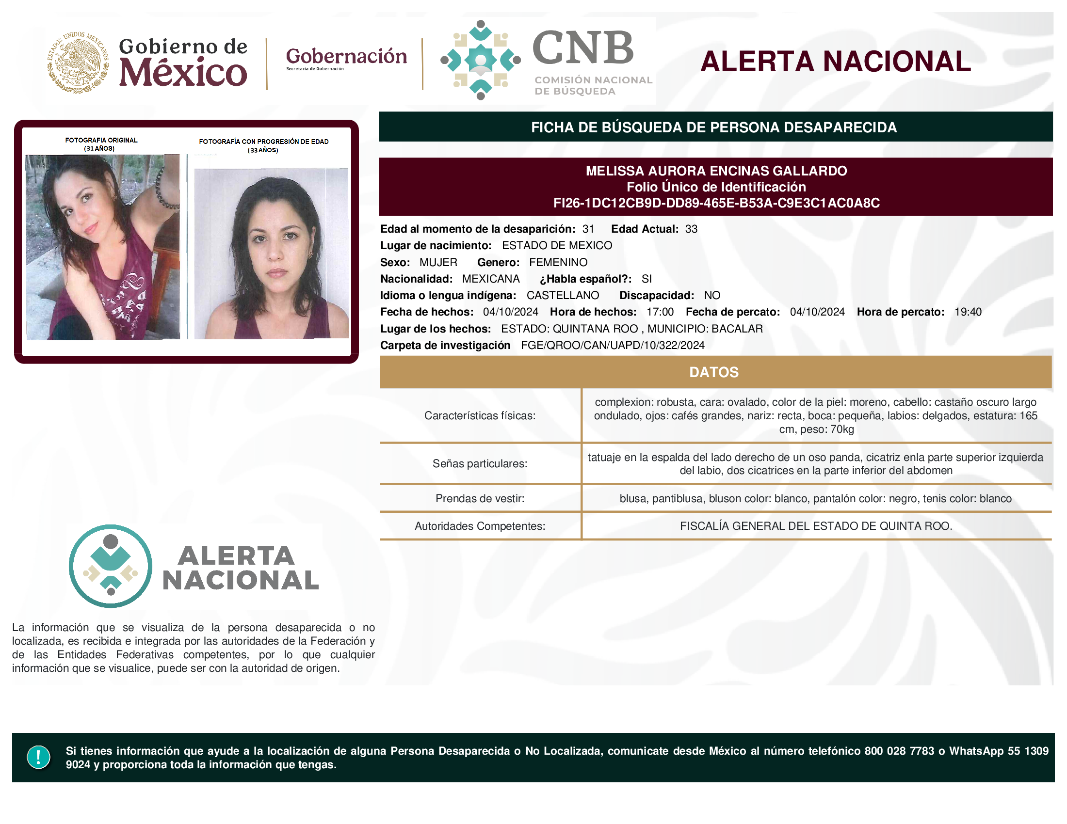 MELISSA AURORA ENCINAS GALLARDO