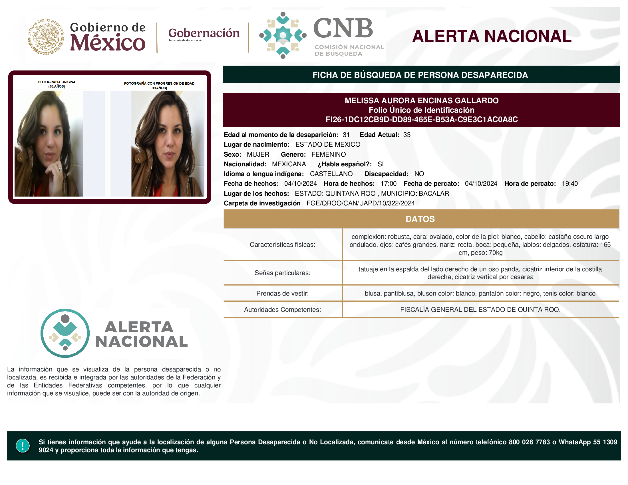 MELISSA AURORA ENCINAS GALLARDO