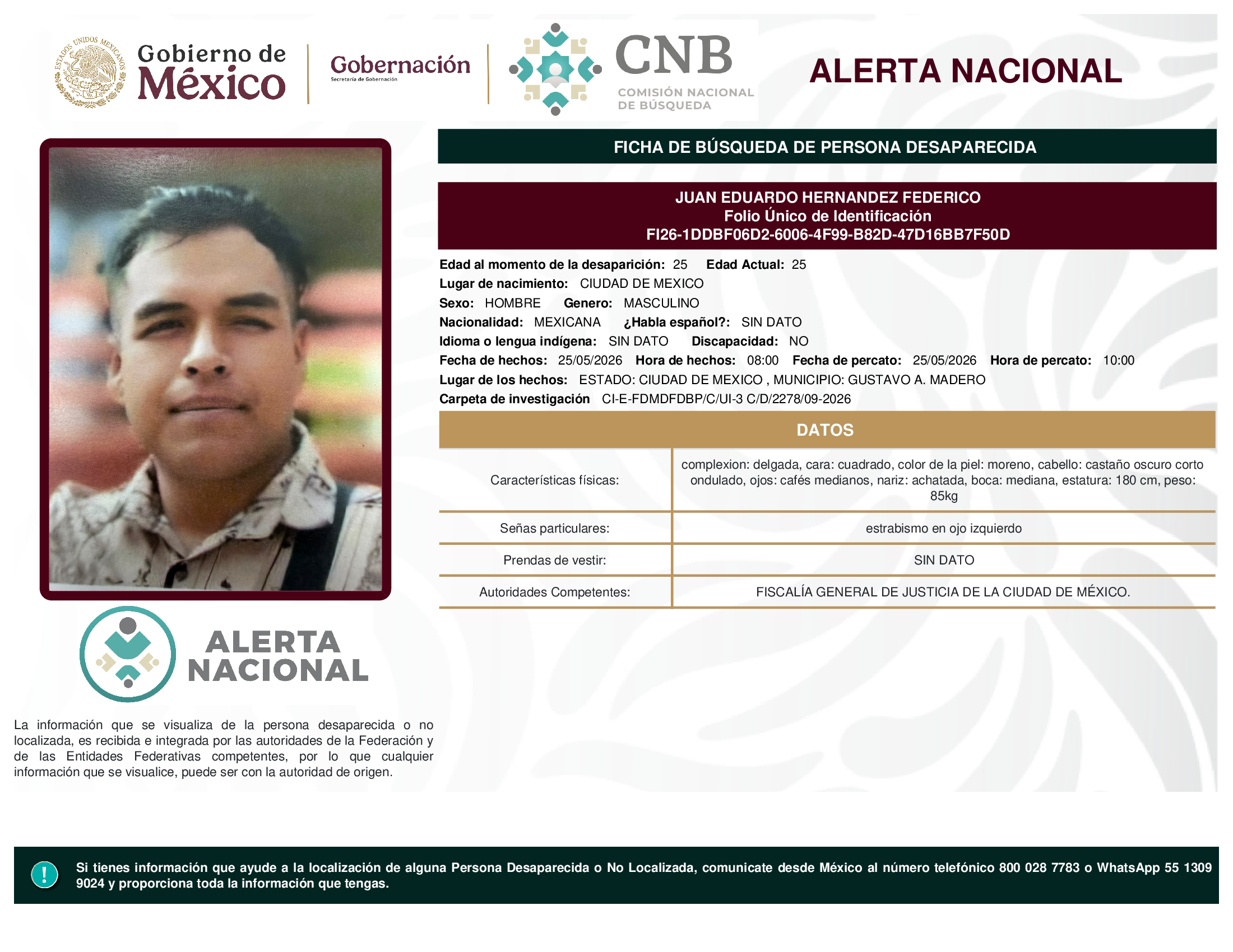 JUAN EDUARDO HERNANDEZ FEDERICO