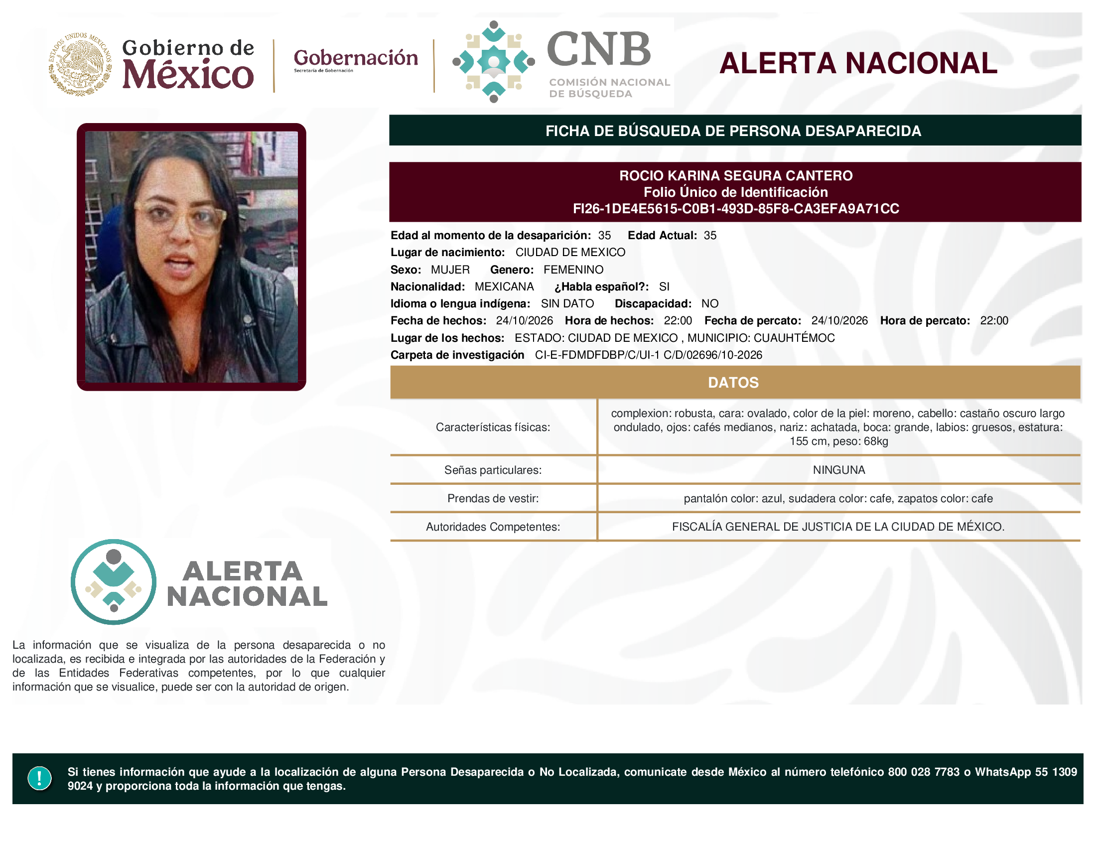ROCIO KARINA SEGURA CANTERO