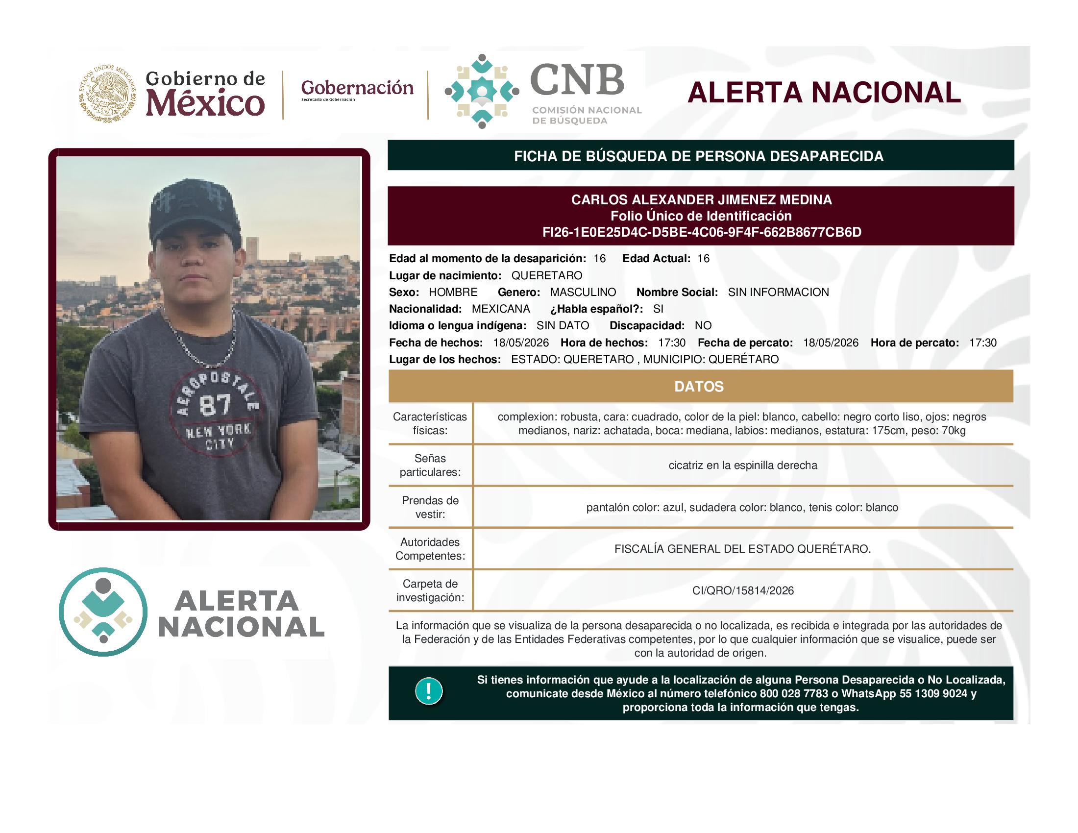 CARLOS ALEXANDER JIMENEZ MEDINA