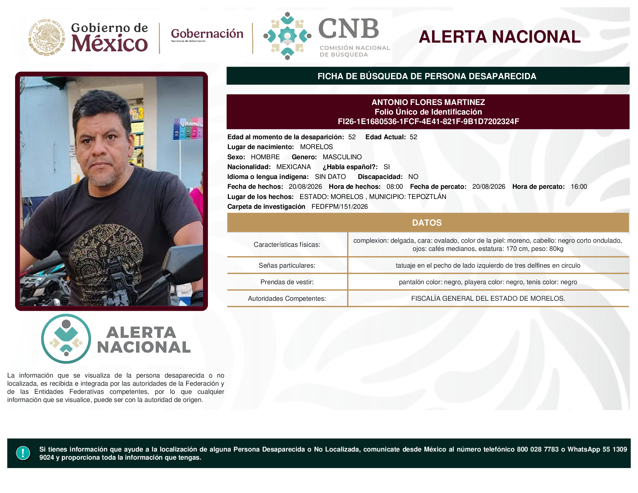 ANTONIO FLORES MARTINEZ