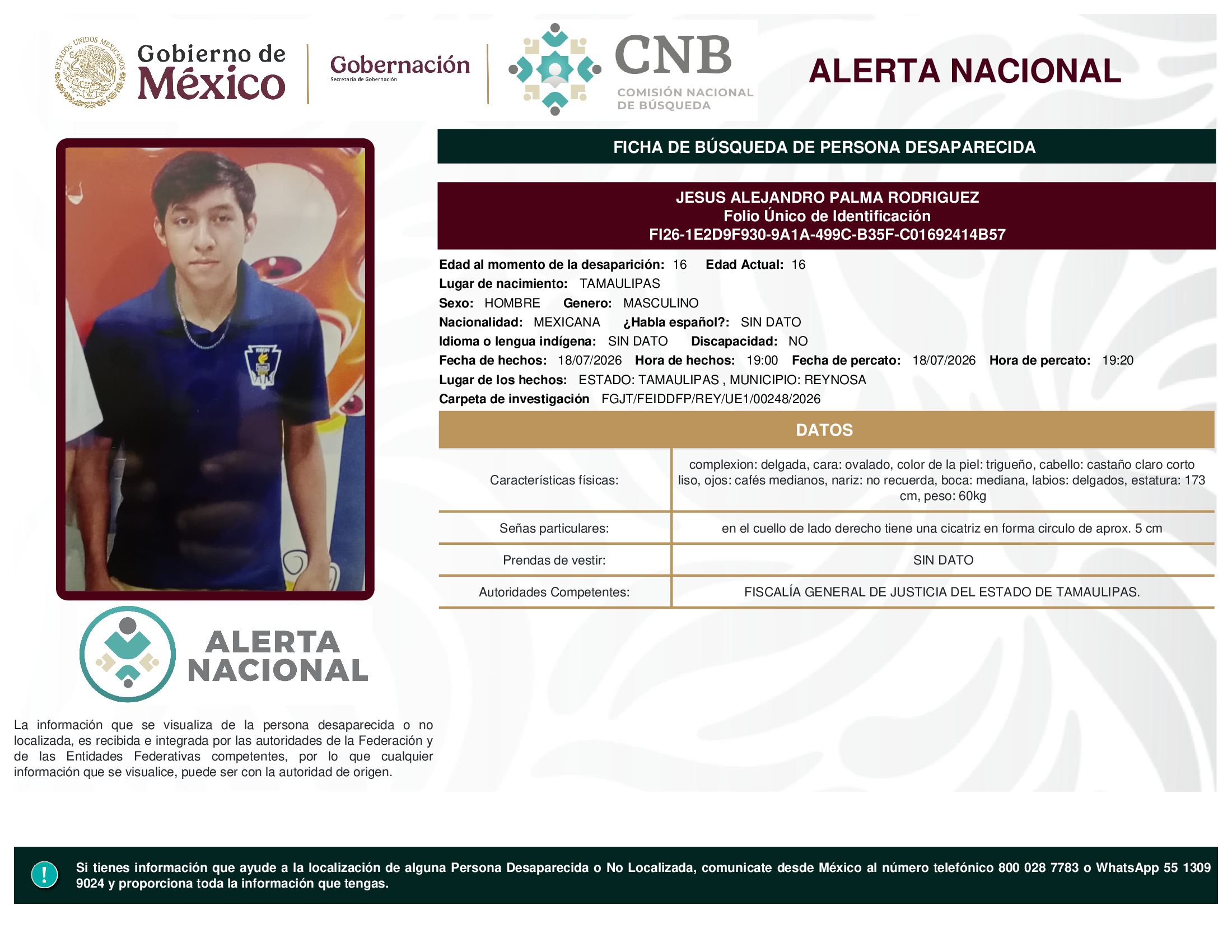 JESUS ALEJANDRO PALMA RODRIGUEZ