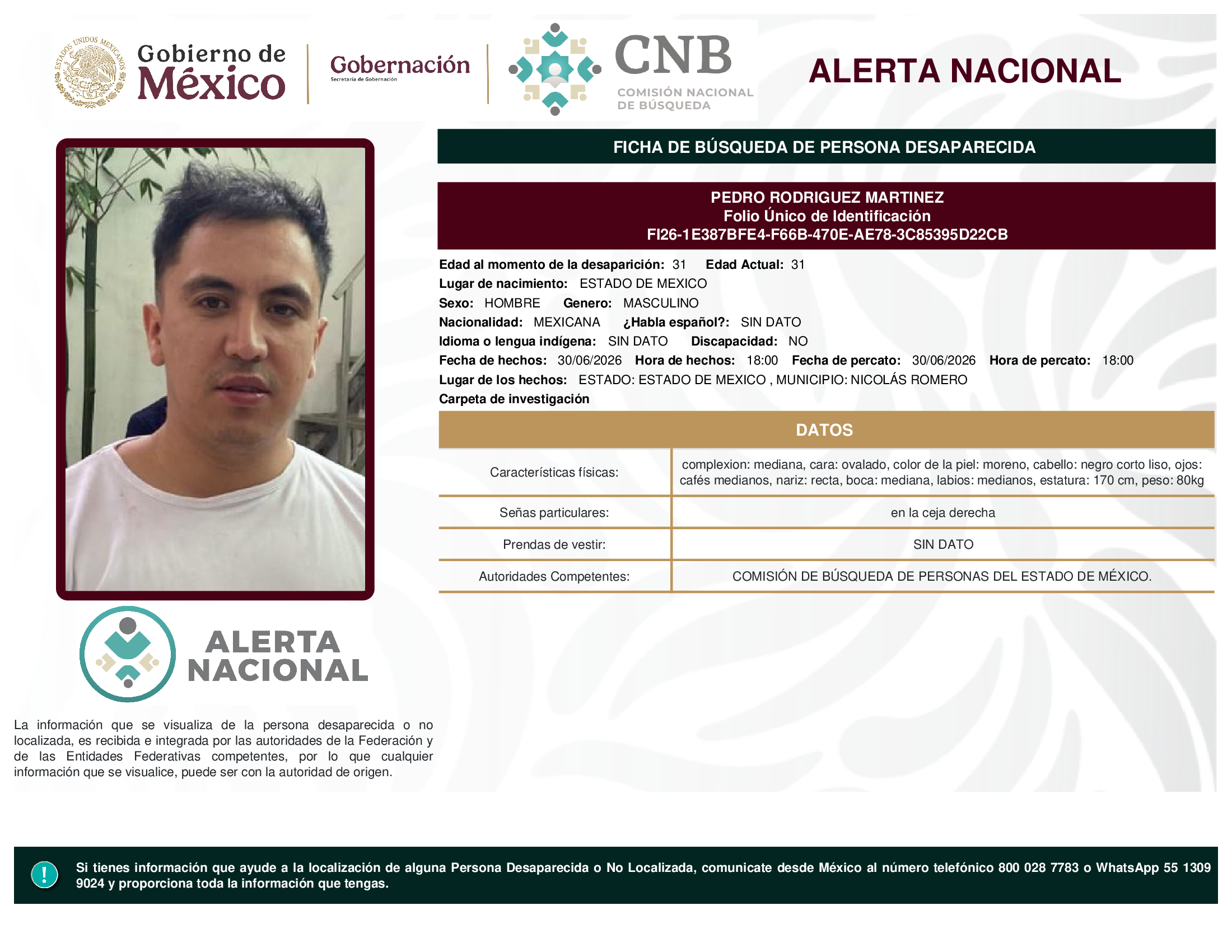 PEDRO RODRIGUEZ MARTINEZ