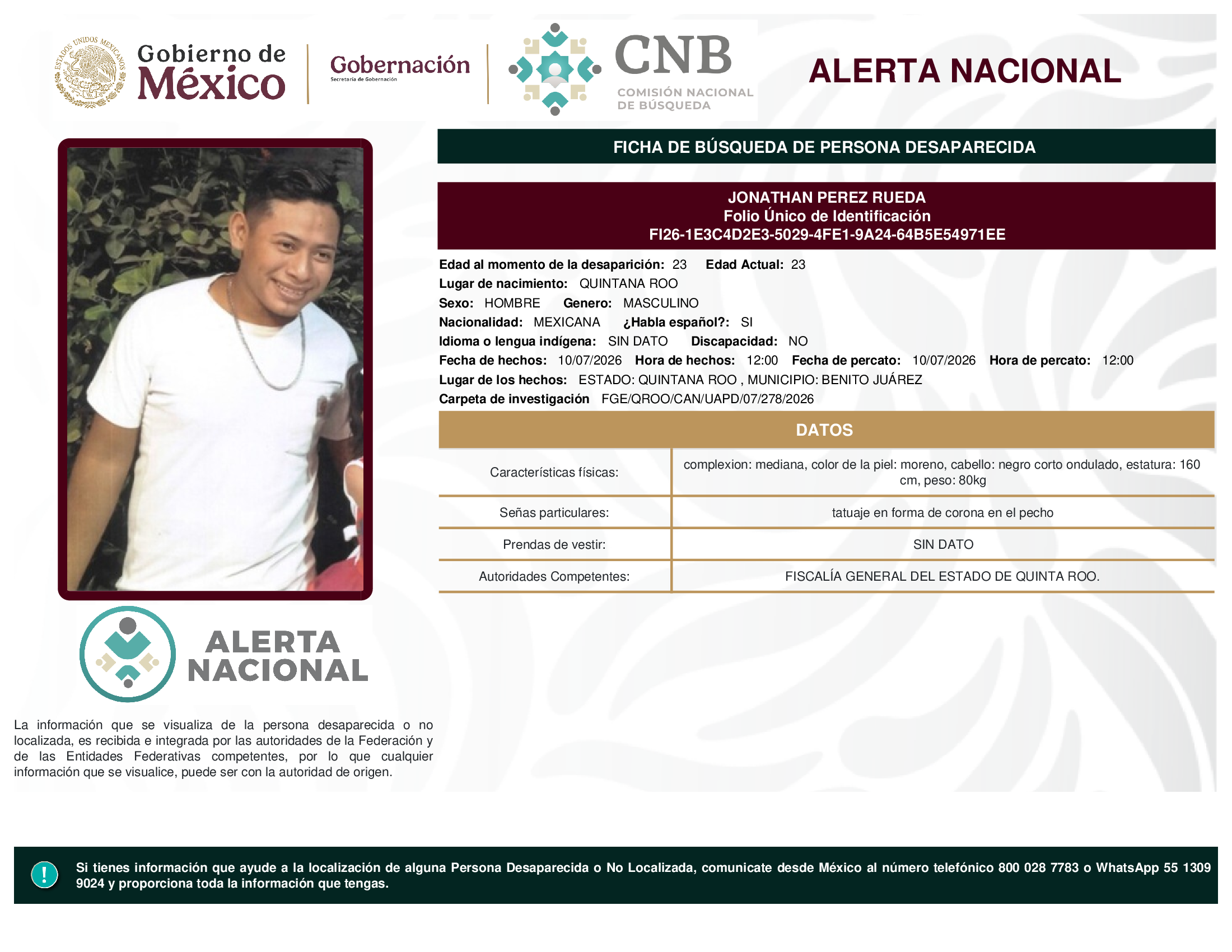 JONATHAN PEREZ RUEDA