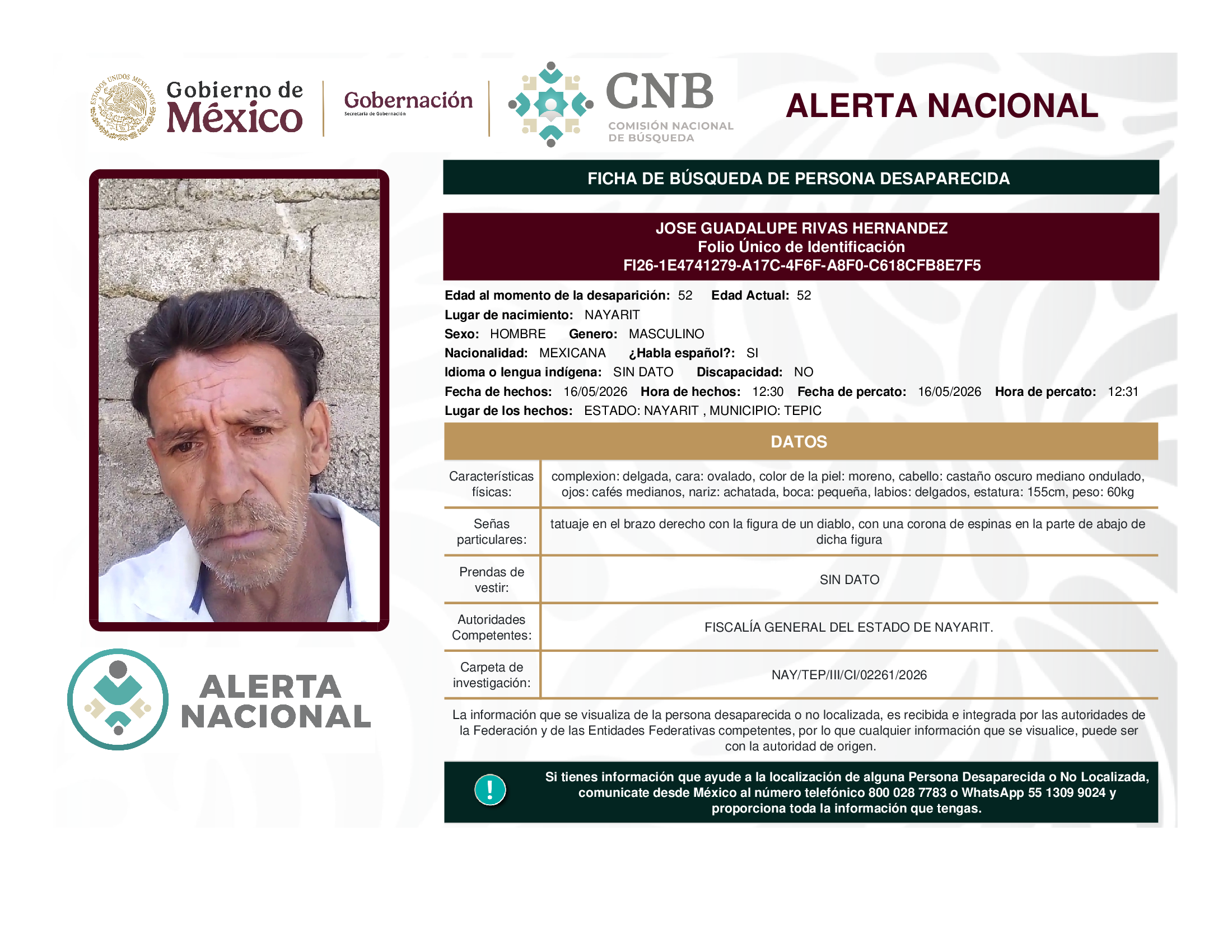 JOSE GUADALUPE RIVAS HERNANDEZ