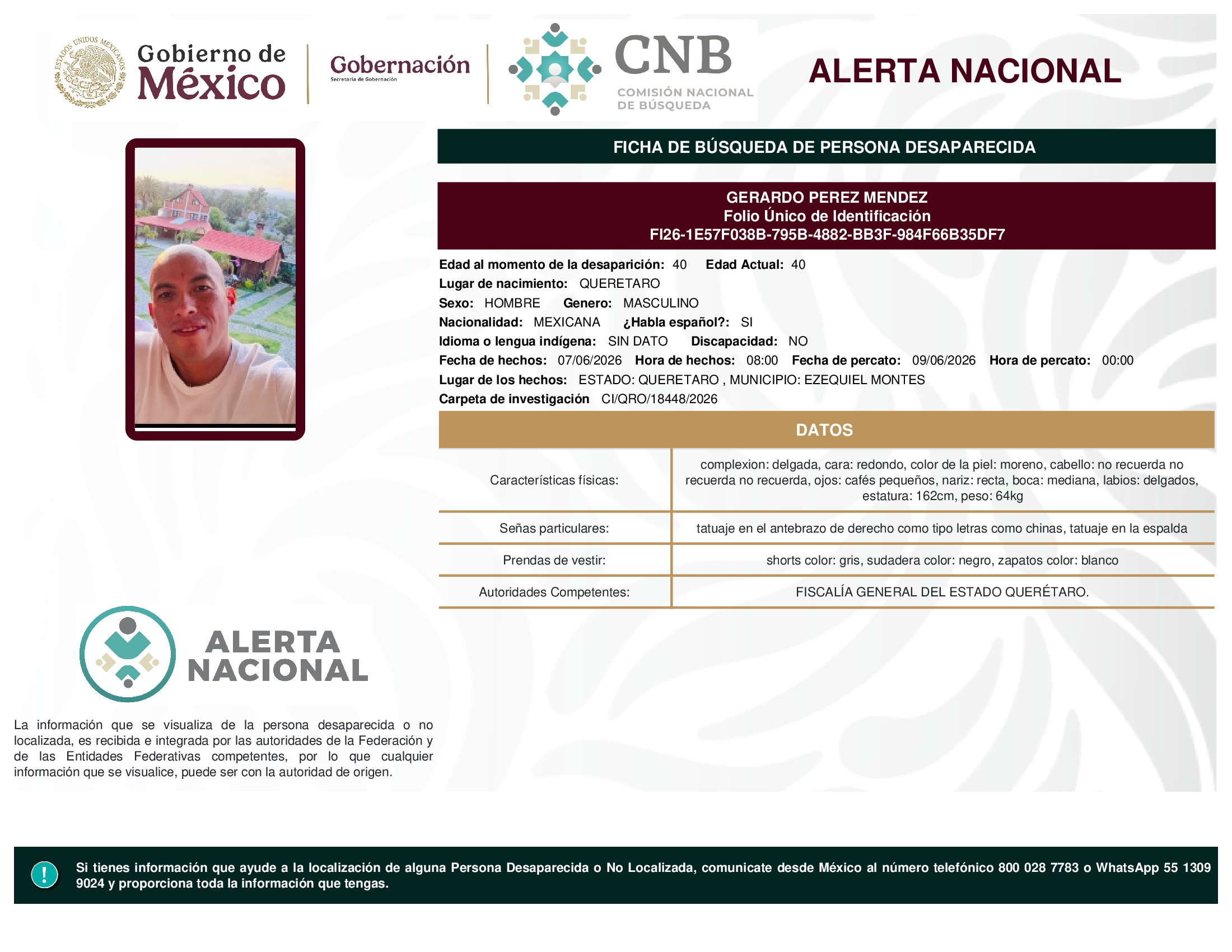 GERARDO PEREZ MENDEZ