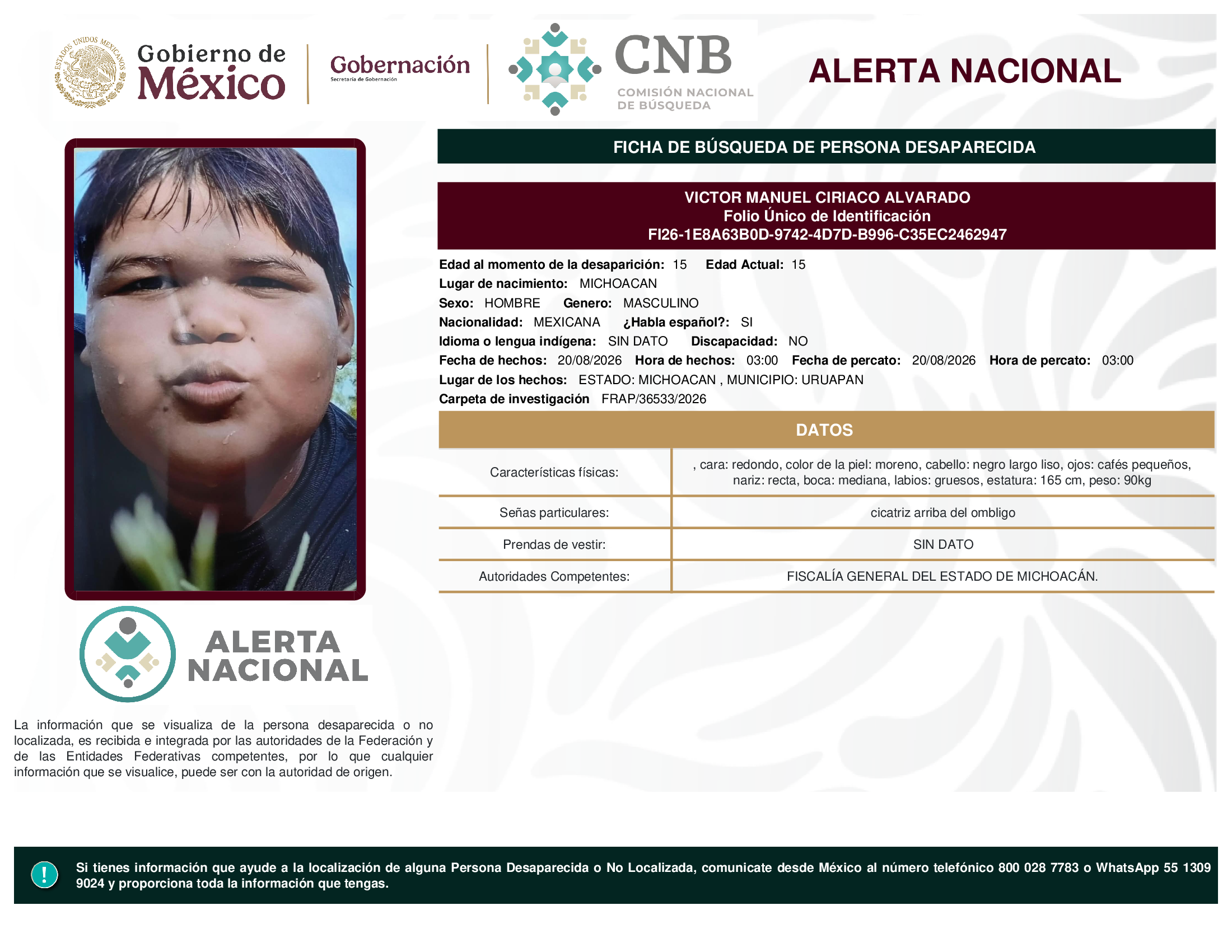 VICTOR MANUEL CIRIACO ALVARADO