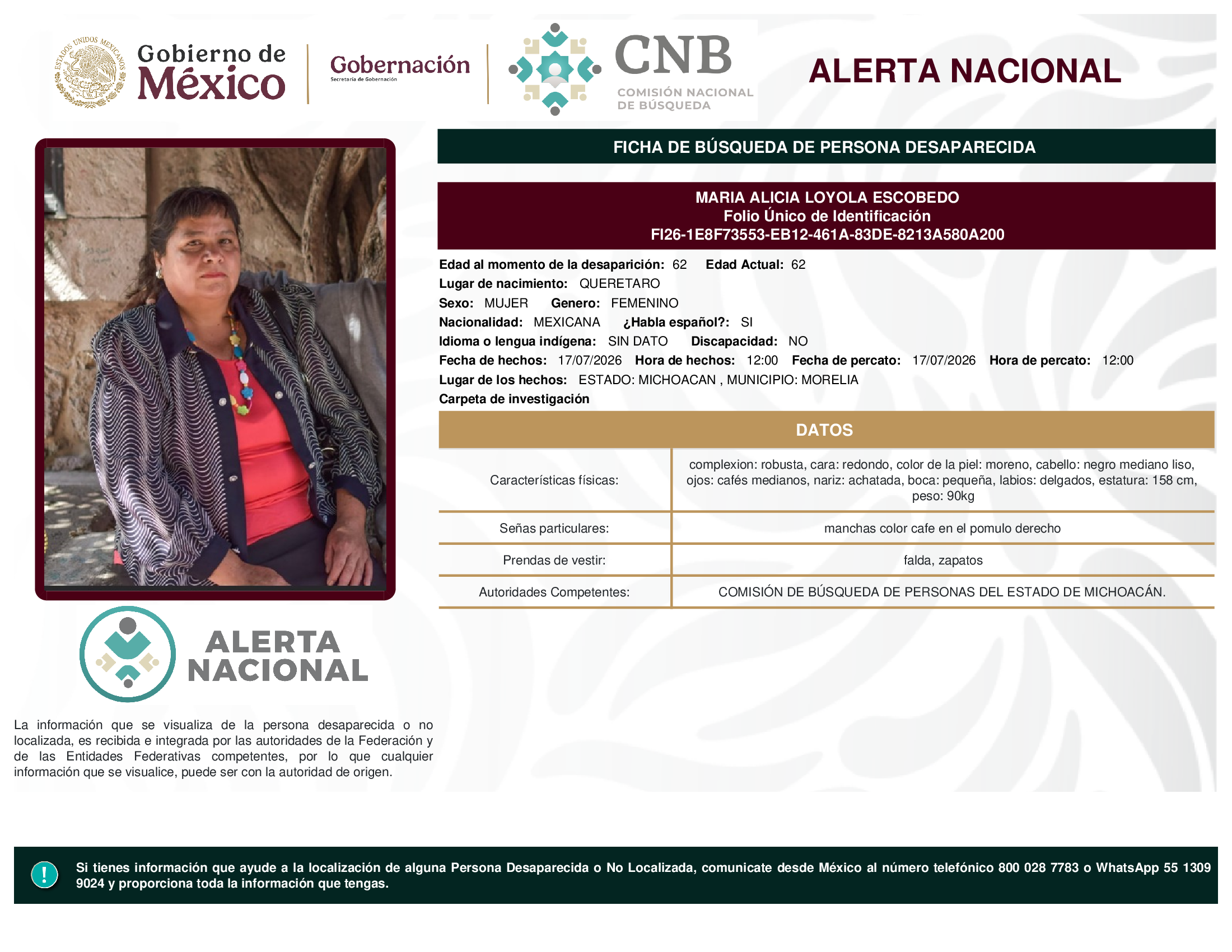 MARIA ALICIA LOYOLA ESCOBEDO