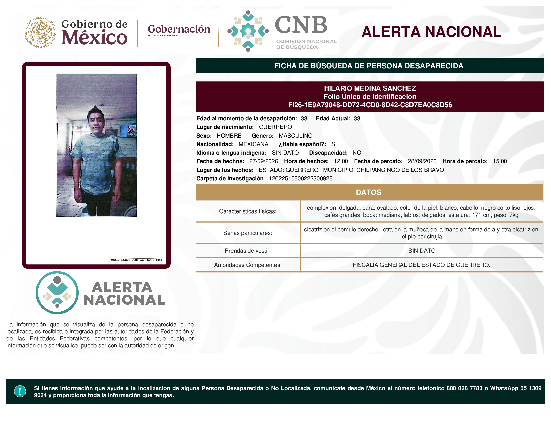 HILARIO MEDINA SANCHEZ