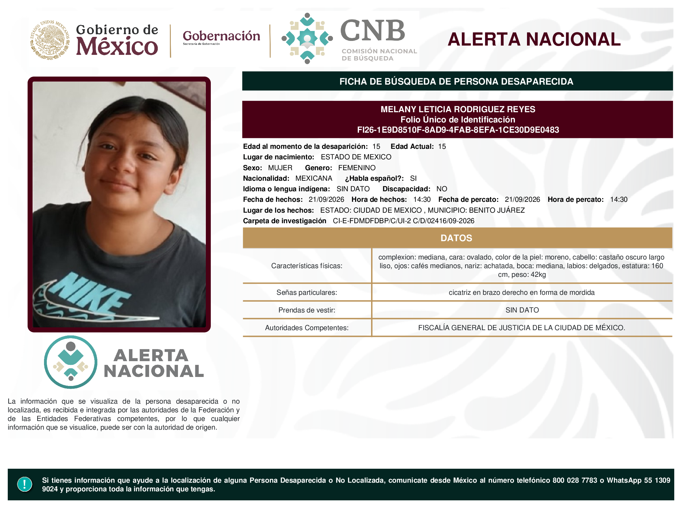 MELANY LETICIA RODRIGUEZ REYES