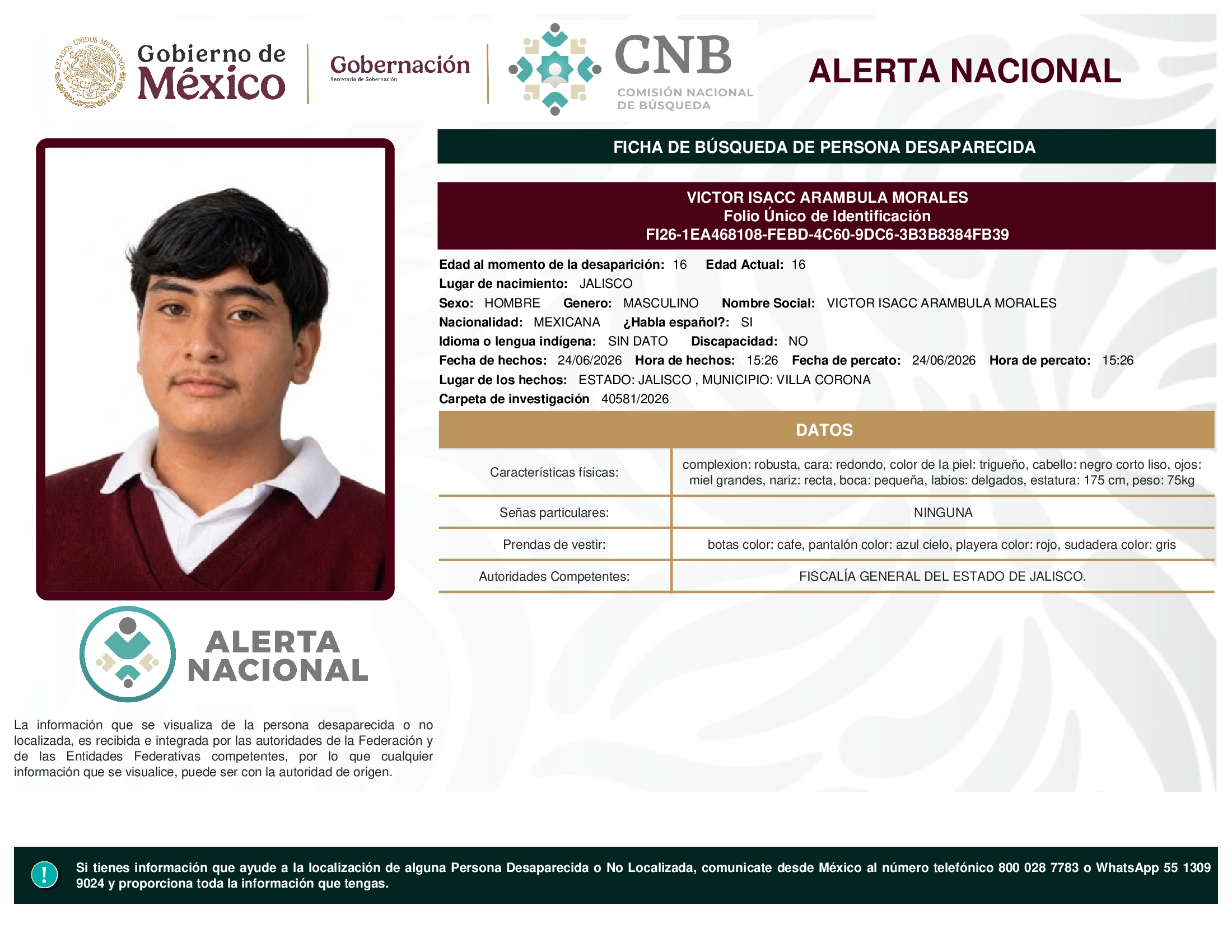 VICTOR ISACC ARAMBULA MORALES