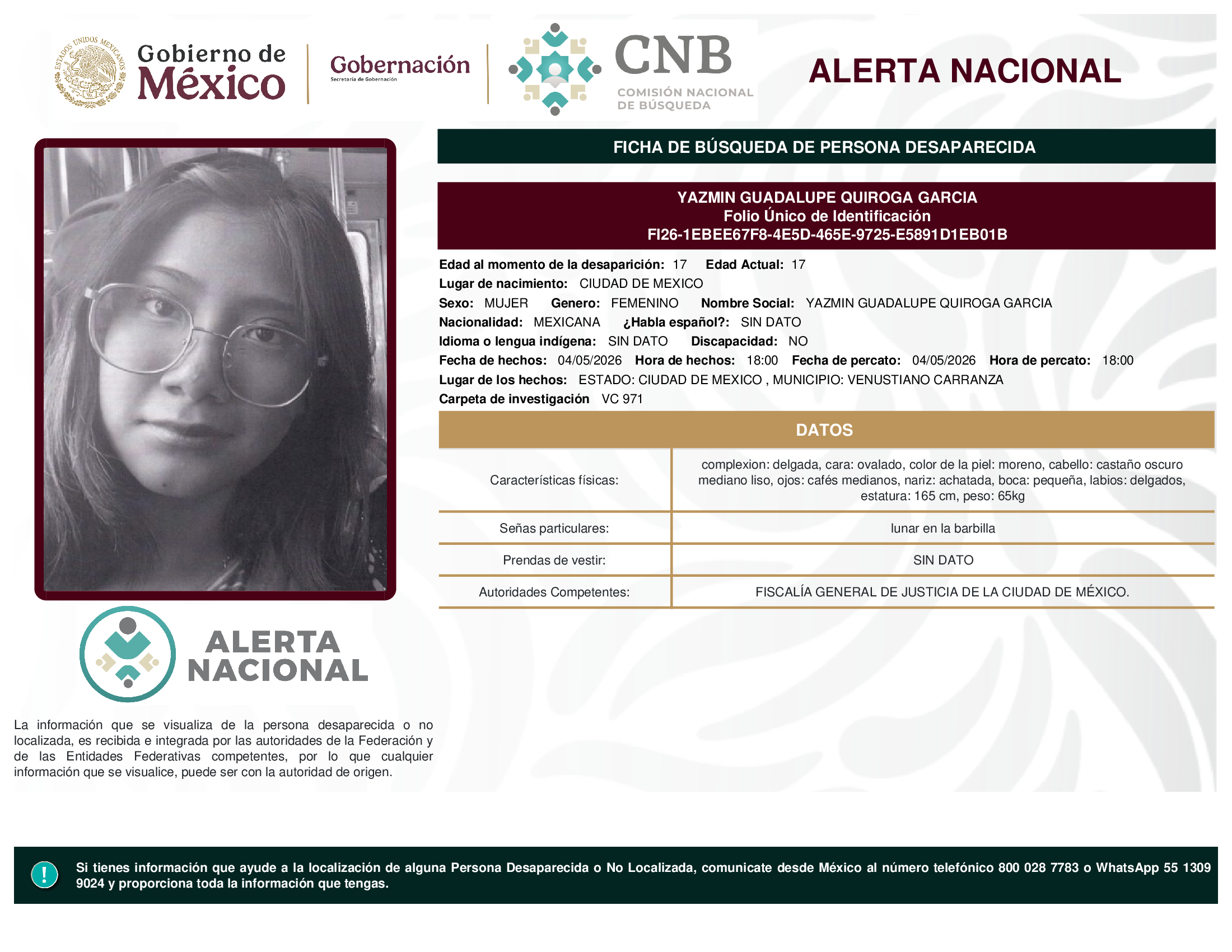YAZMIN GUADALUPE QUIROGA GARCIA