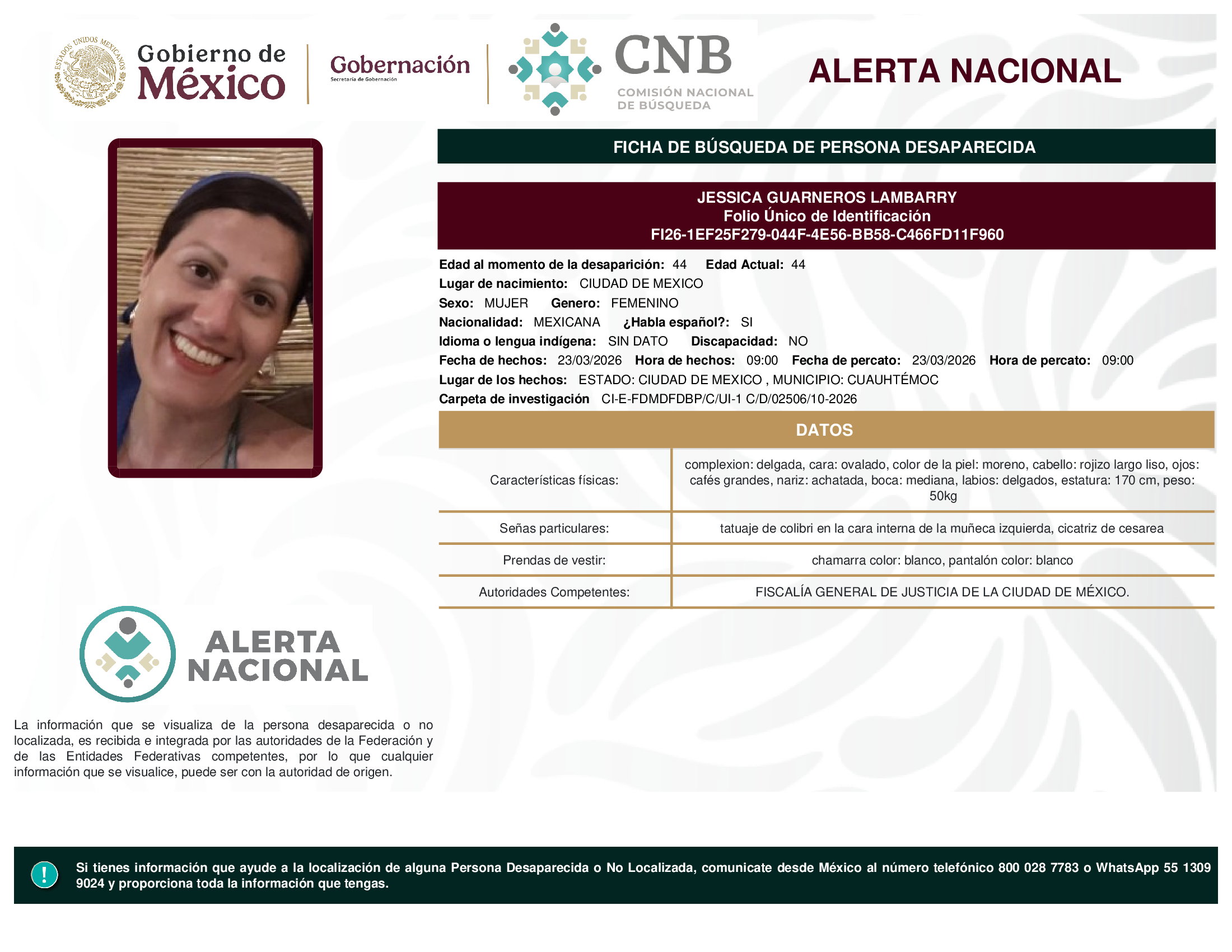 JESSICA GUARNEROS LAMBARRY