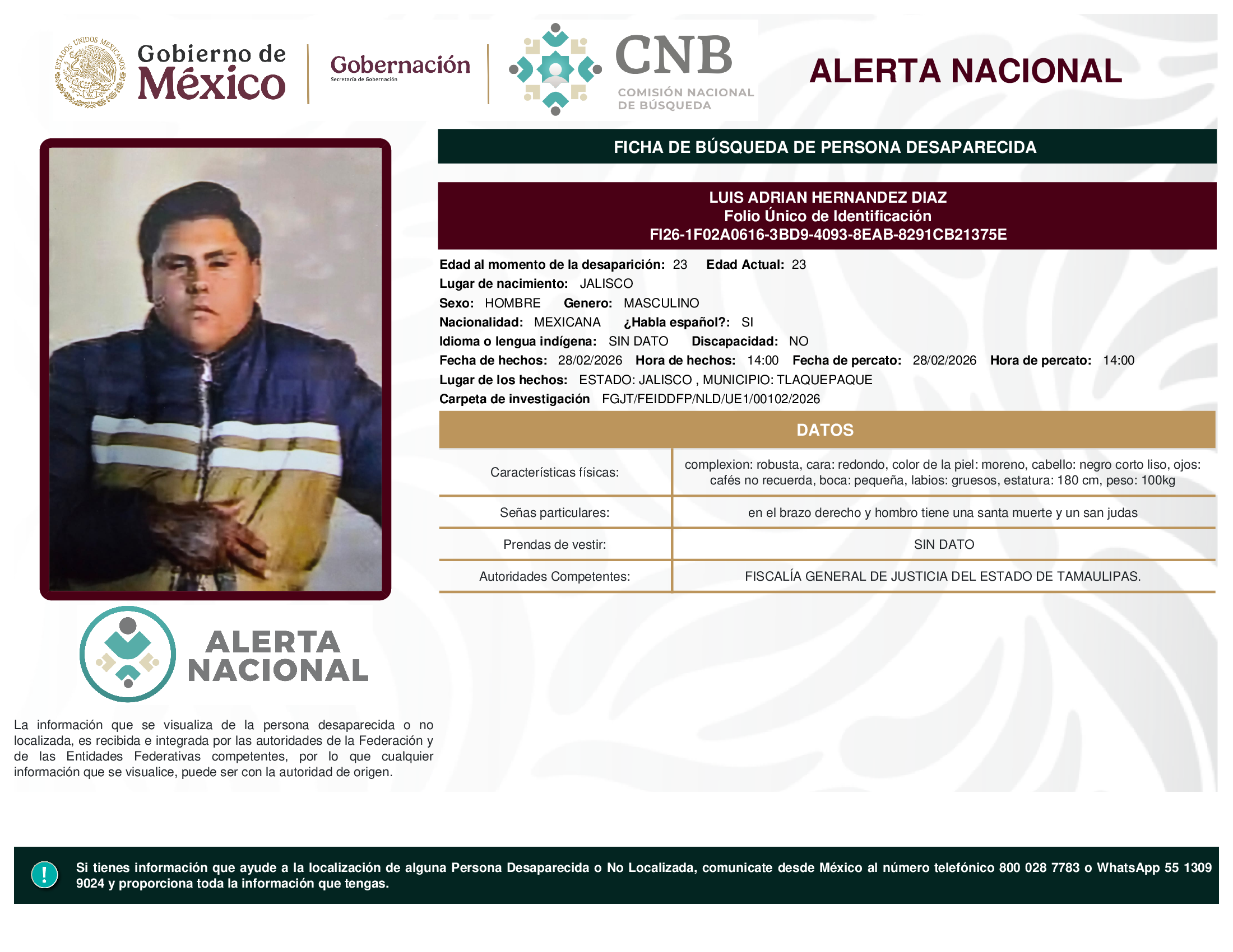 LUIS ADRIAN HERNANDEZ DIAZ
