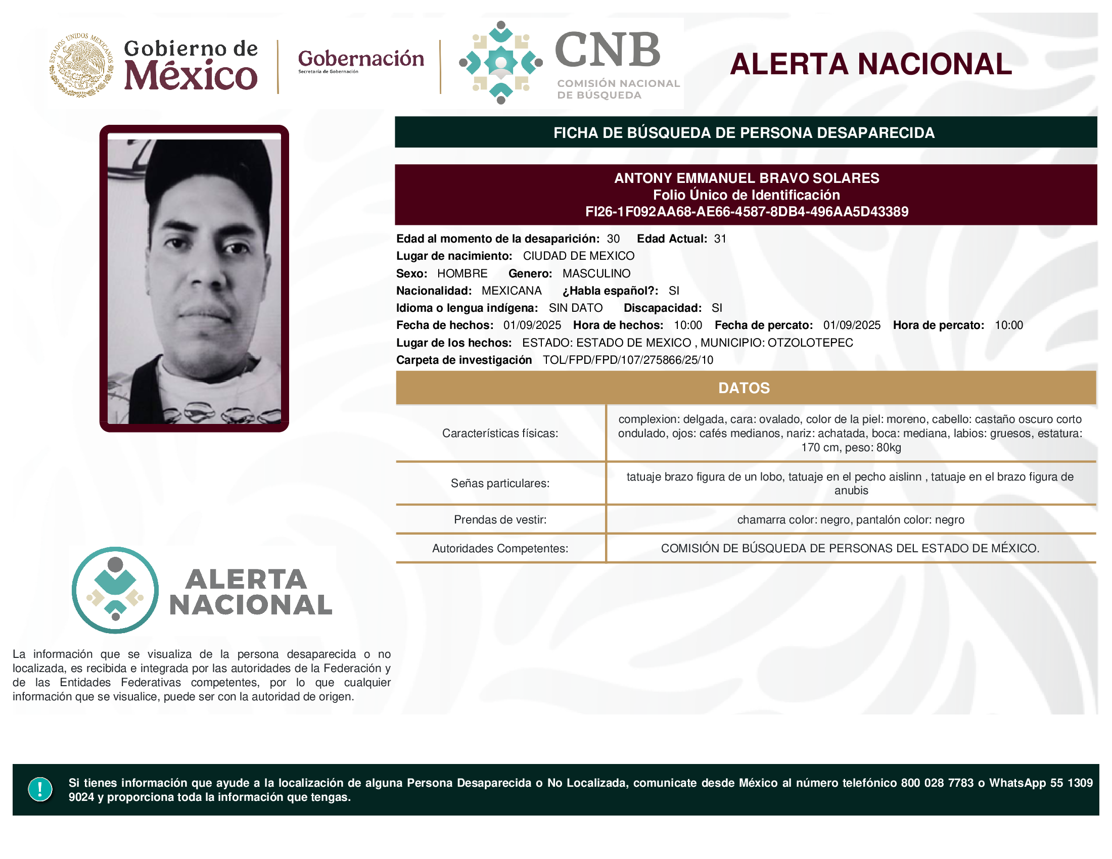 ANTONY EMMANUEL BRAVO SOLARES