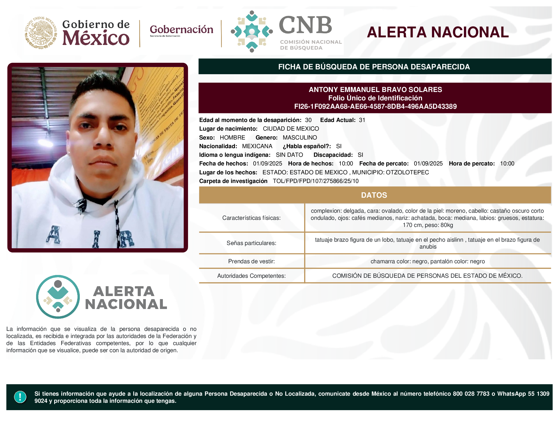 ANTONY EMMANUEL BRAVO SOLARES