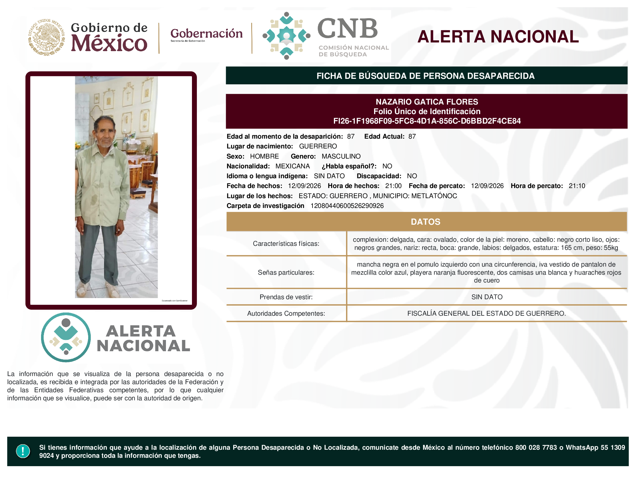NAZARIO GATICA FLORES