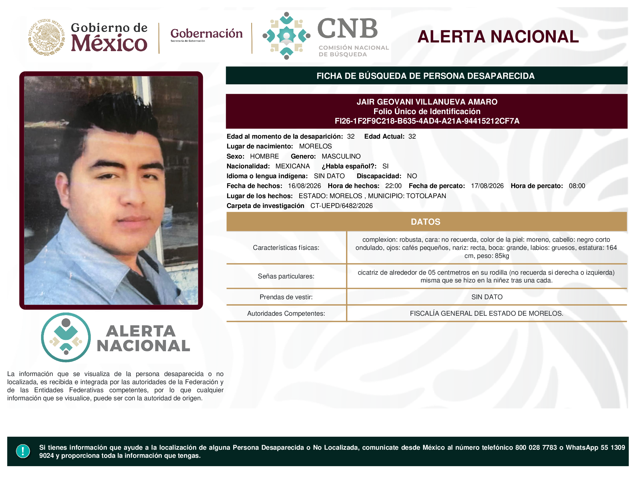 JAIR GEOVANI VILLANUEVA AMARO