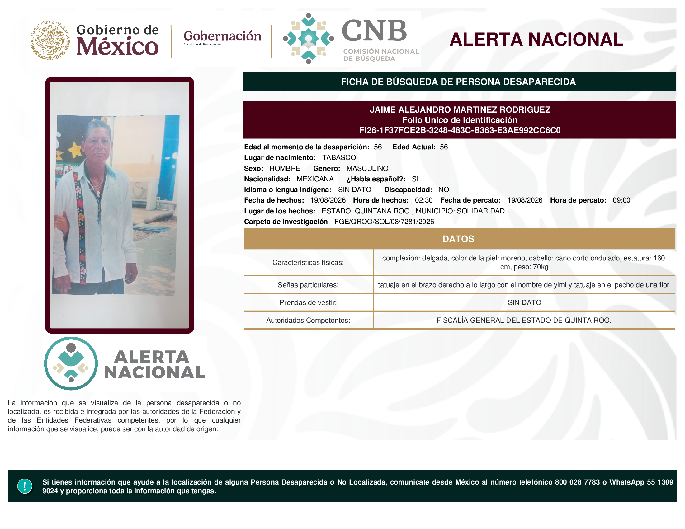 JAIME ALEJANDRO MARTINEZ RODRIGUEZ