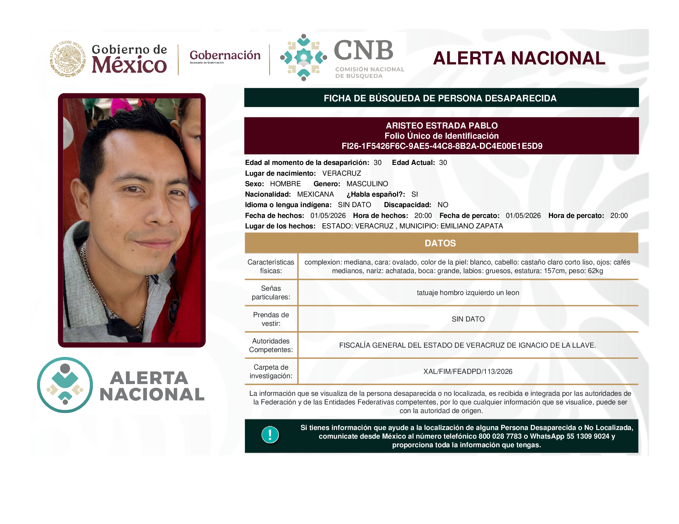 ARISTEO ESTRADA PABLO
