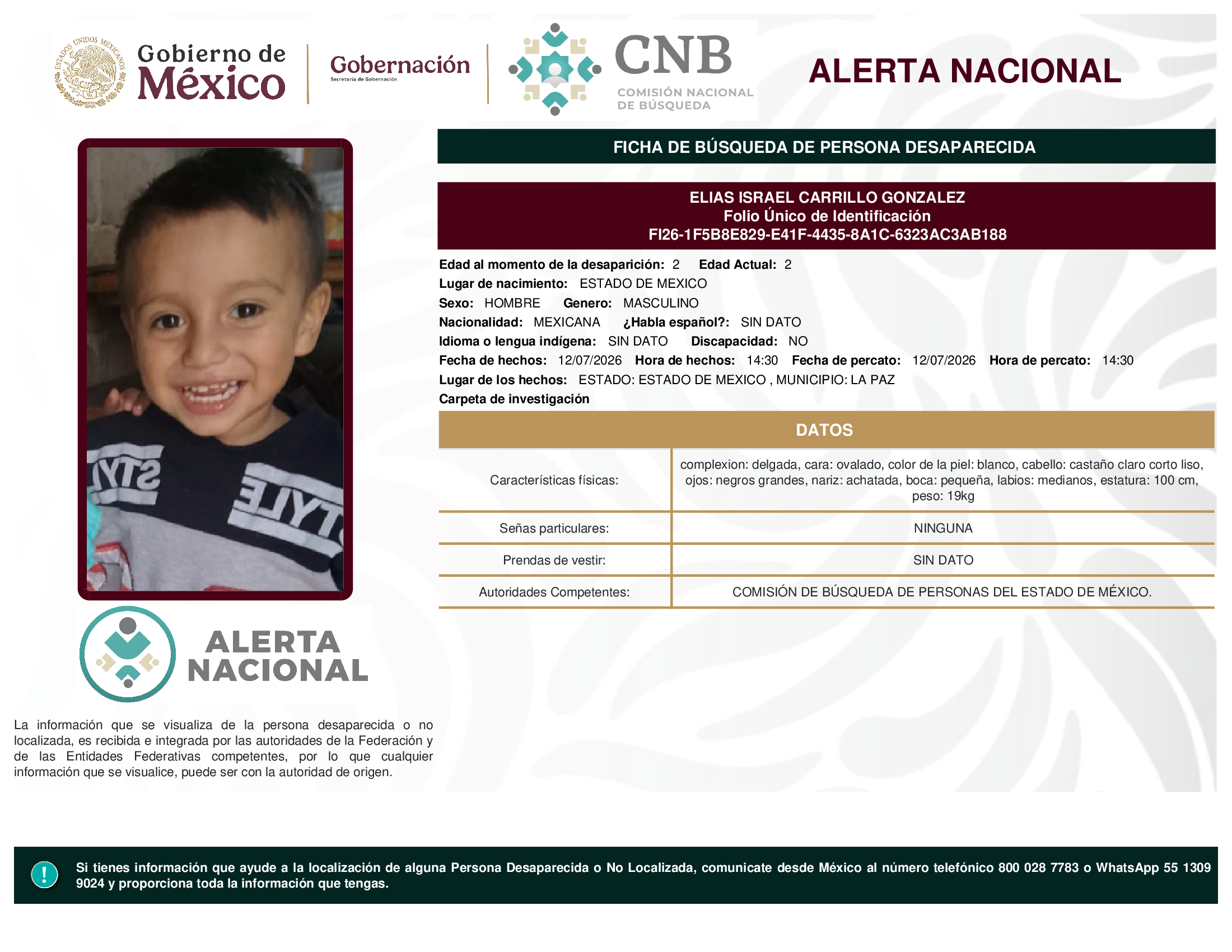 ELIAS ISRAEL CARRILLO GONZALEZ