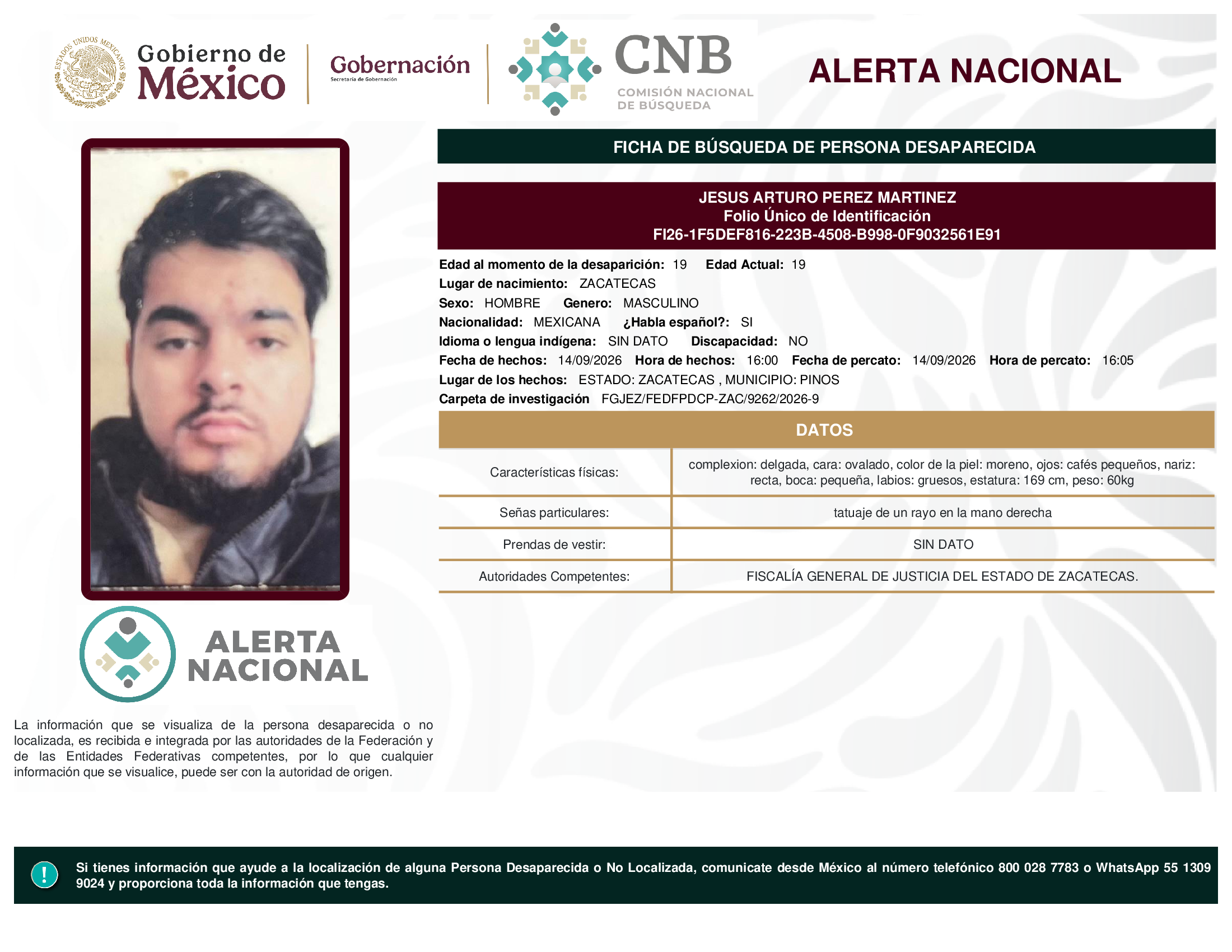 JESUS ARTURO PEREZ MARTINEZ