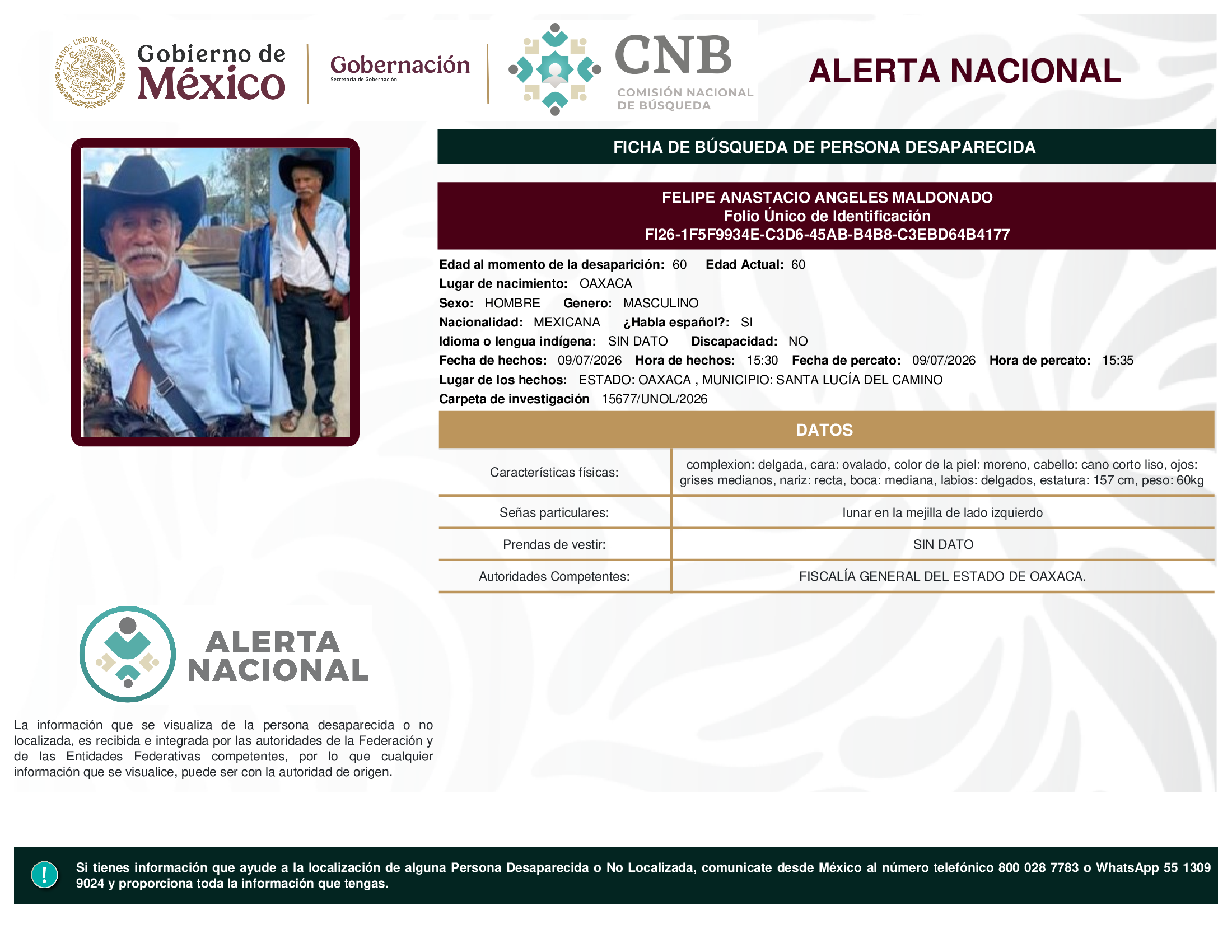 FELIPE ANASTACIO ANGELES MALDONADO