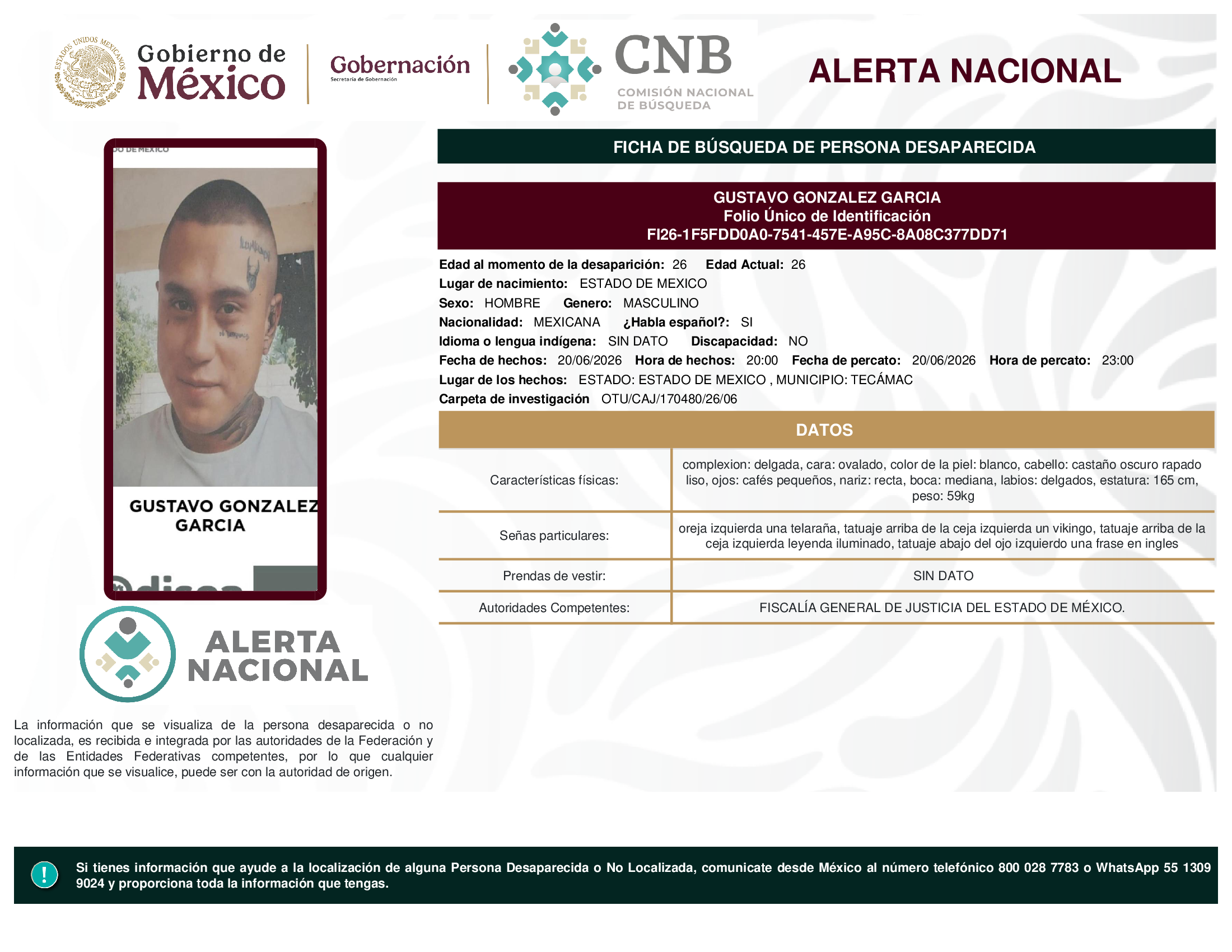 GUSTAVO GONZALEZ GARCIA