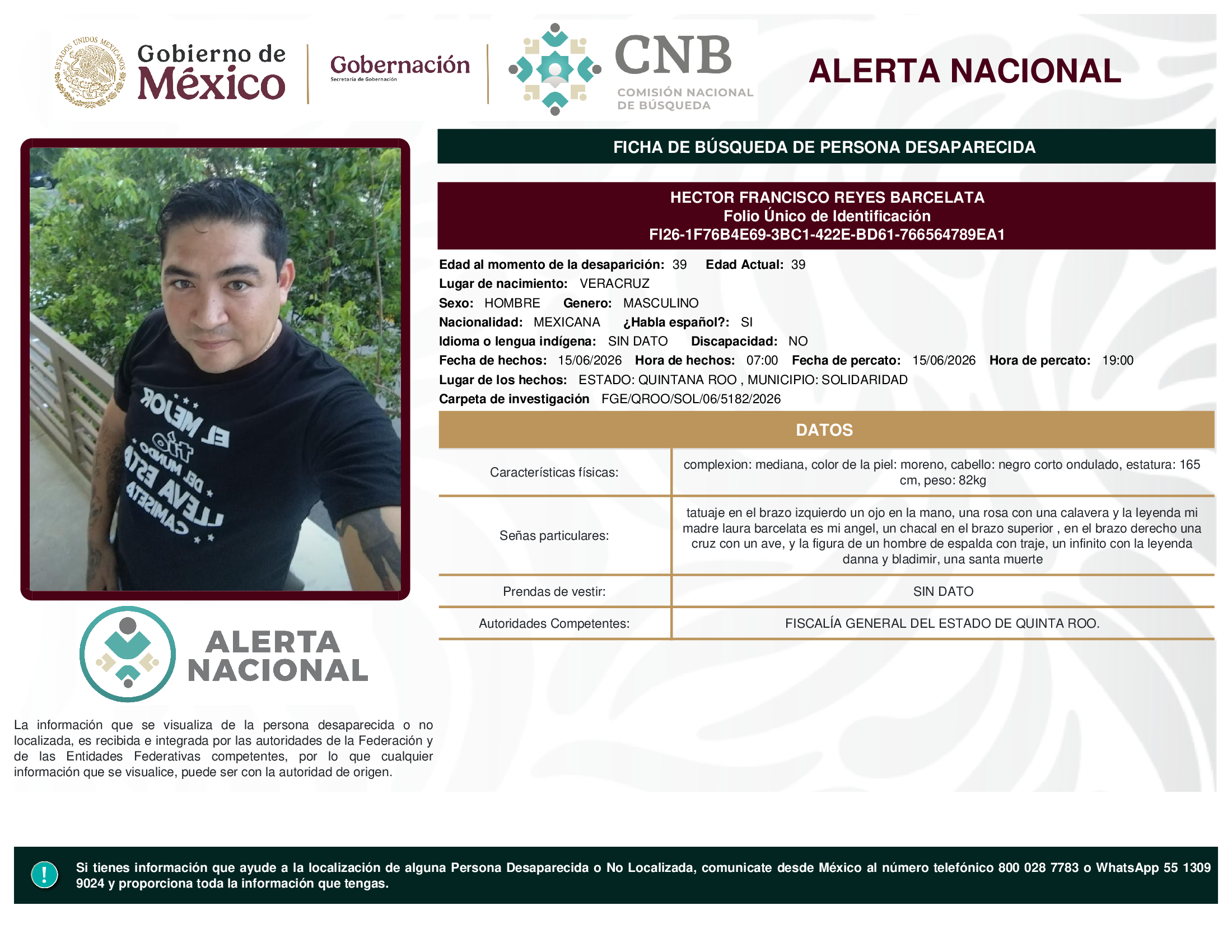 HECTOR FRANCISCO REYES BARCELATA