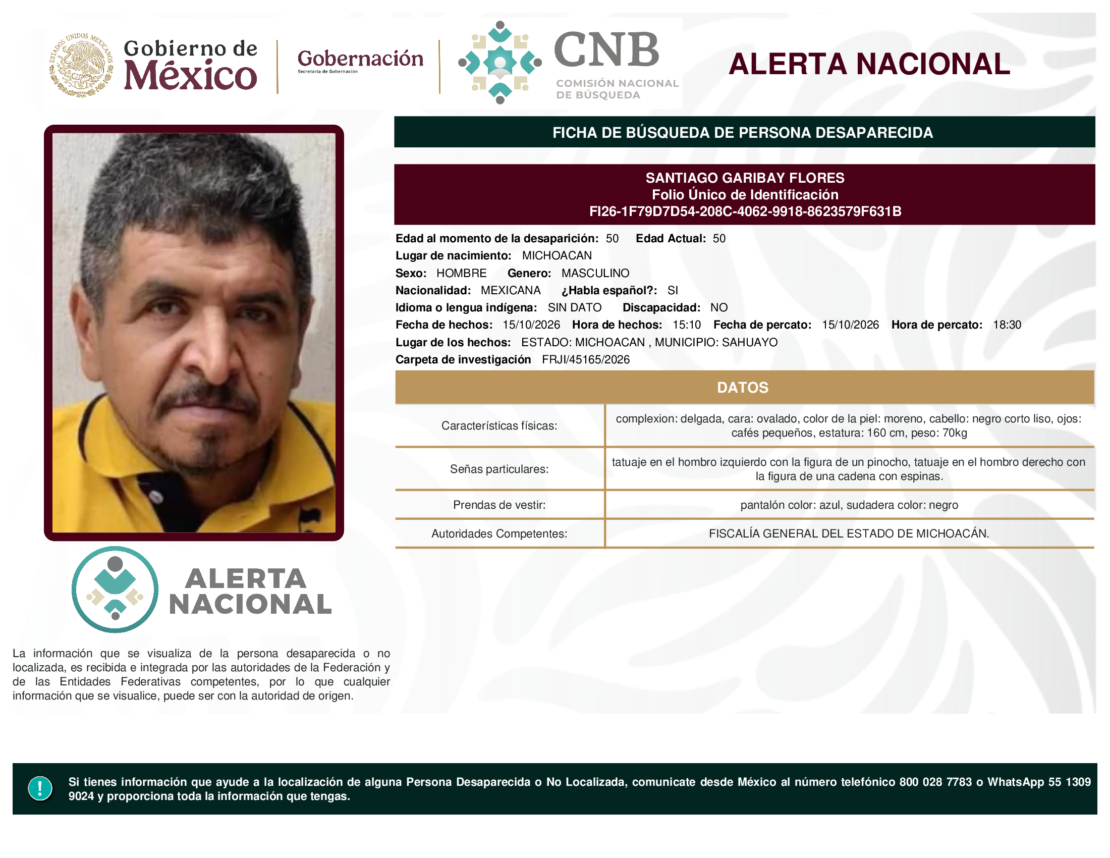 SANTIAGO GARIBAY FLORES