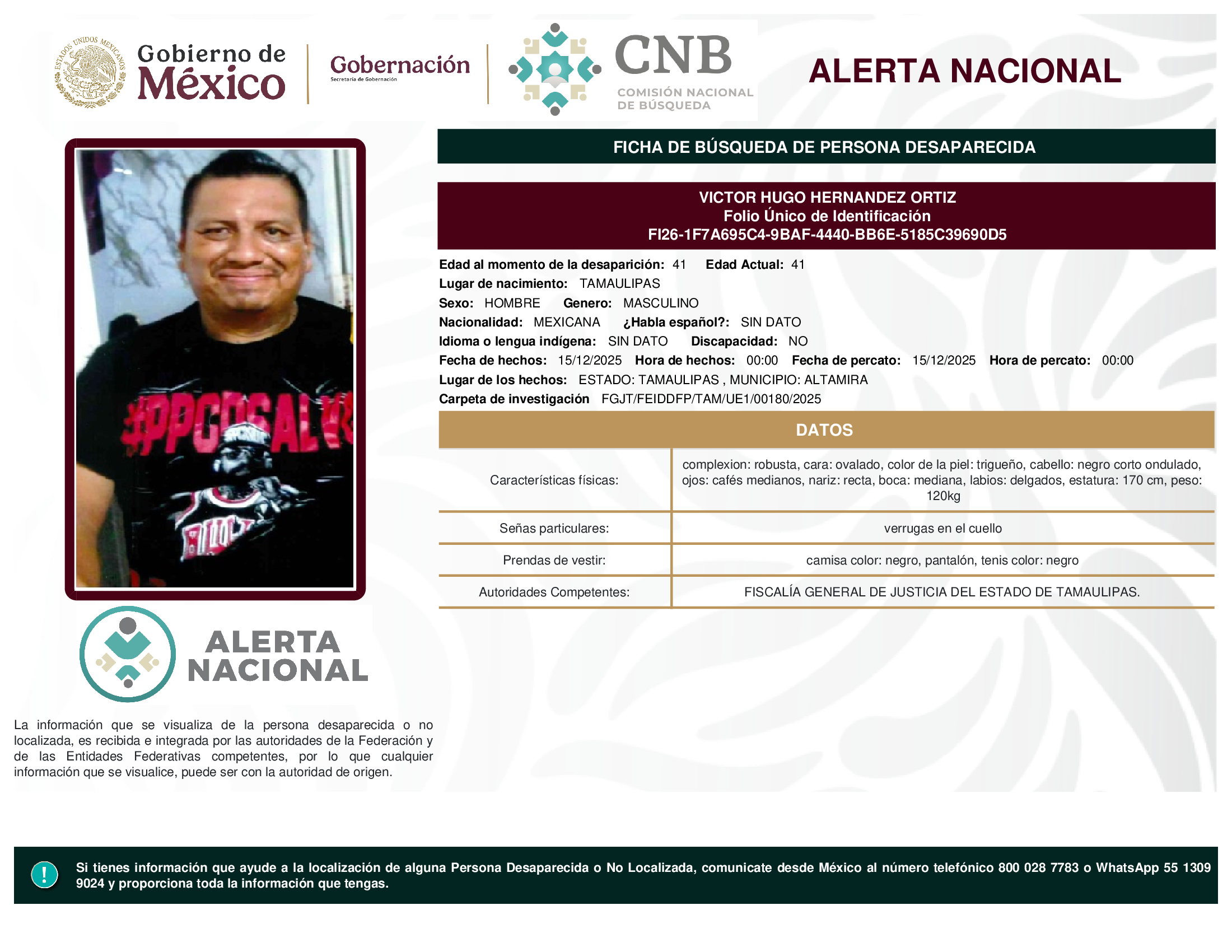 VICTOR HUGO HERNANDEZ ORTIZ